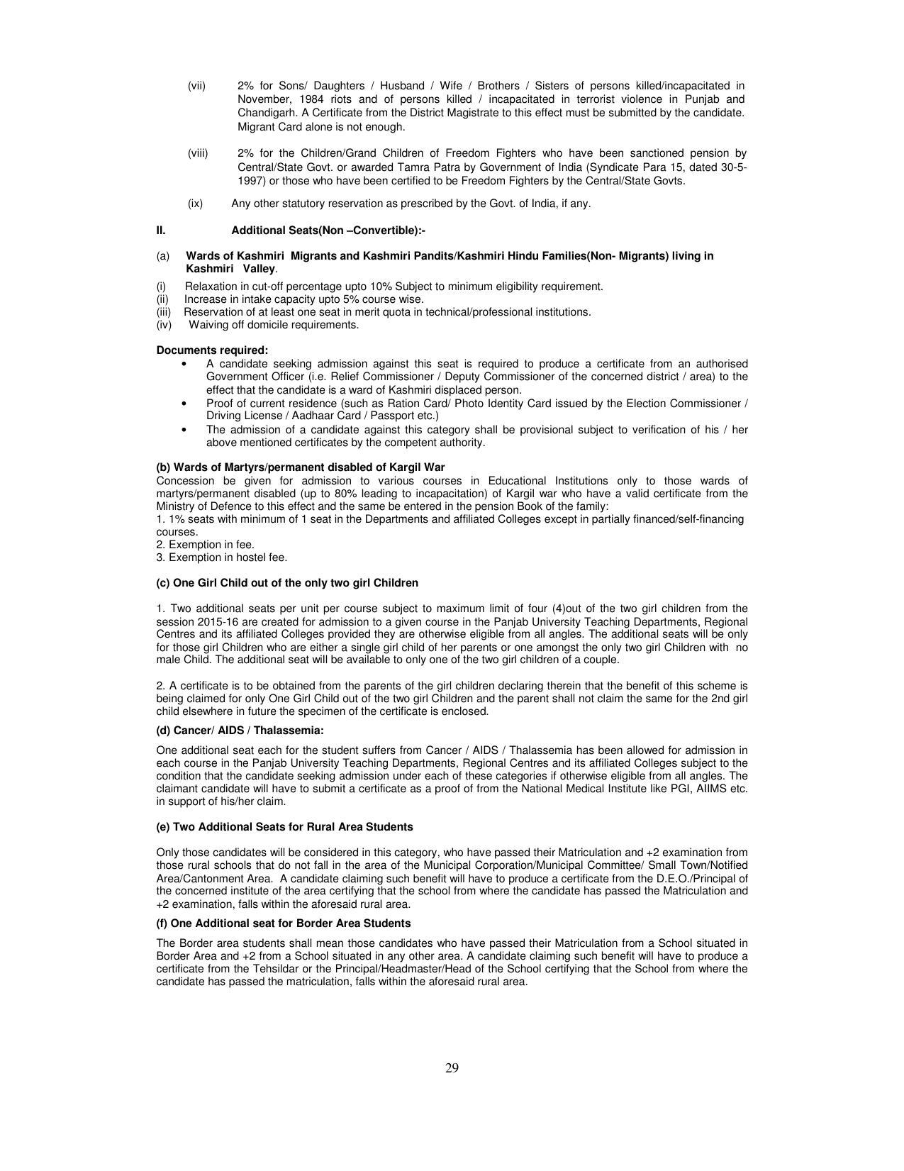 PUCET PG Exam - Page 29