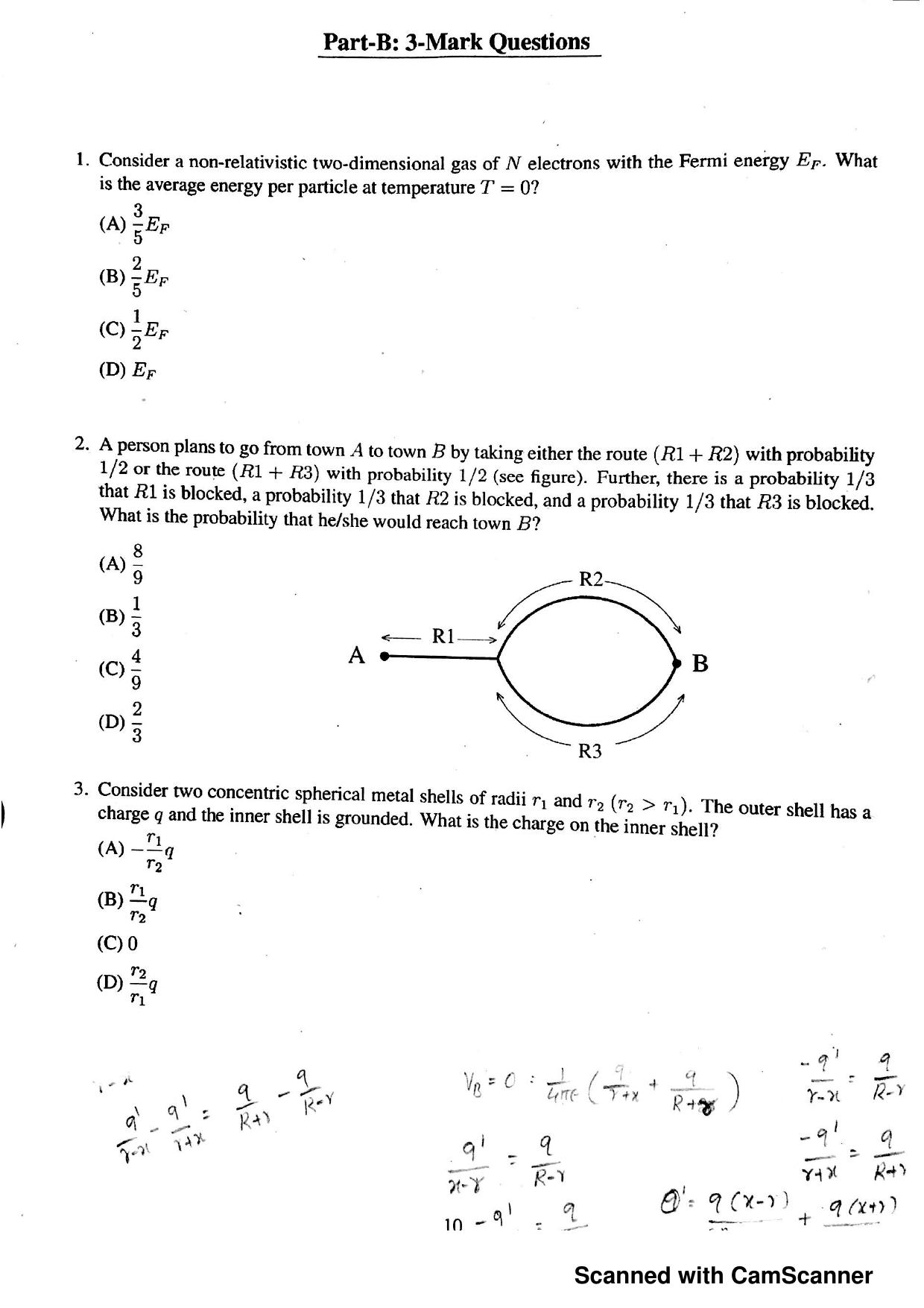 JEST 2019 Physics Question Paper with Answer key - Page 8
