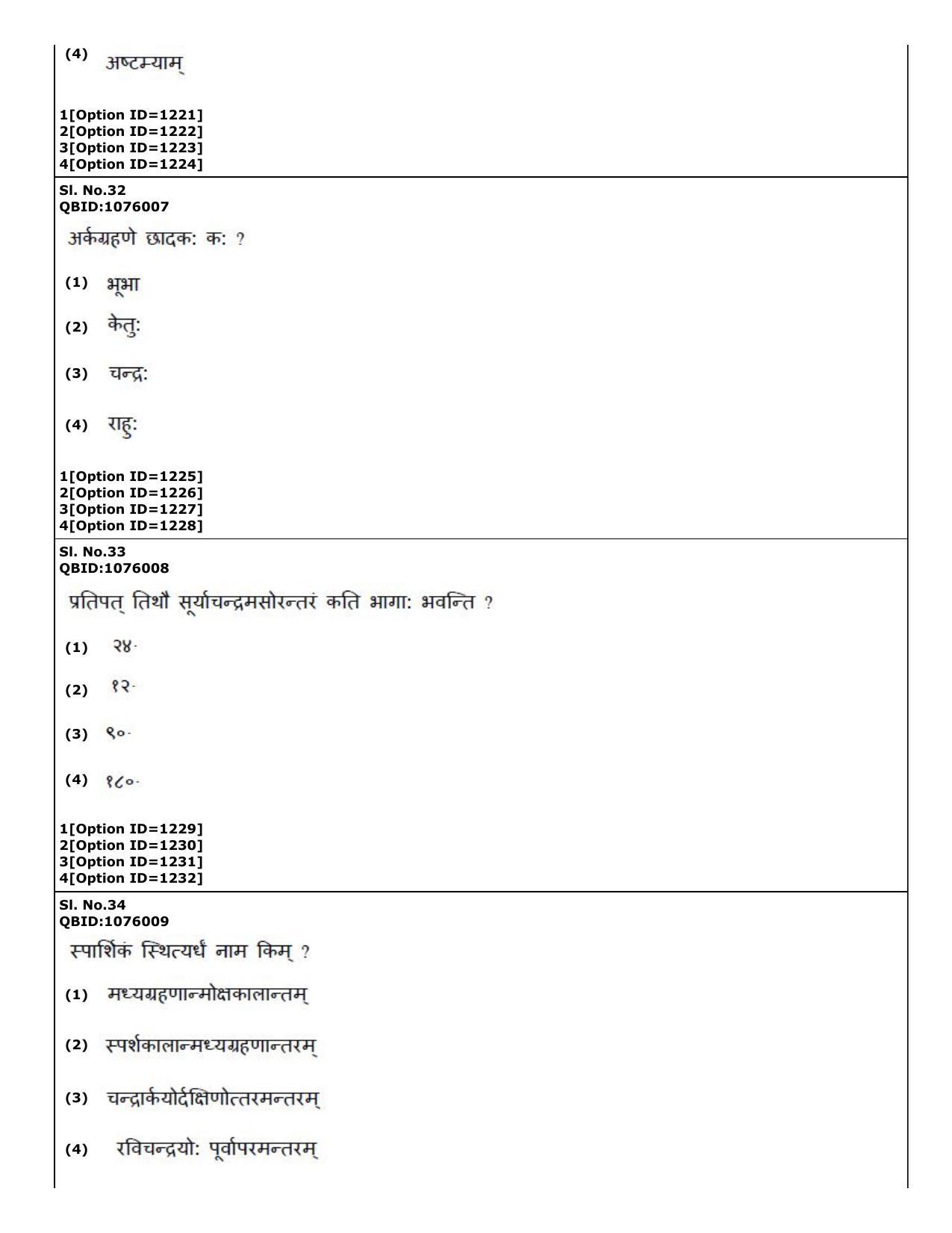 CUET (PG) 2022: PGQP73 Phalita and Siddantha Jyotisha (01-09-2022) Question Paper - Page 18