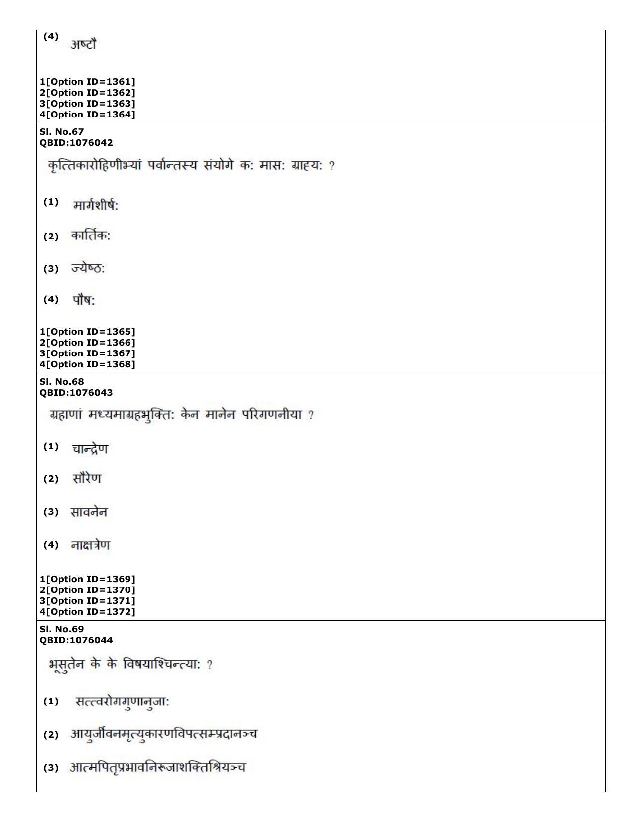 CUET (PG) 2022: PGQP73 Phalita and Siddantha Jyotisha (01-09-2022) Question Paper - Page 30