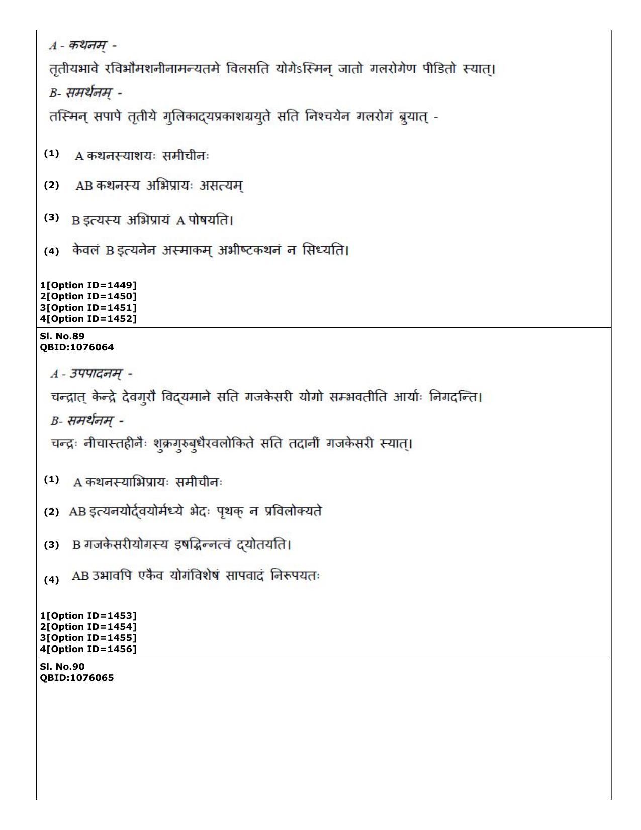 CUET (PG) 2022: PGQP73 Phalita and Siddantha Jyotisha (01-09-2022) Question Paper - Page 39