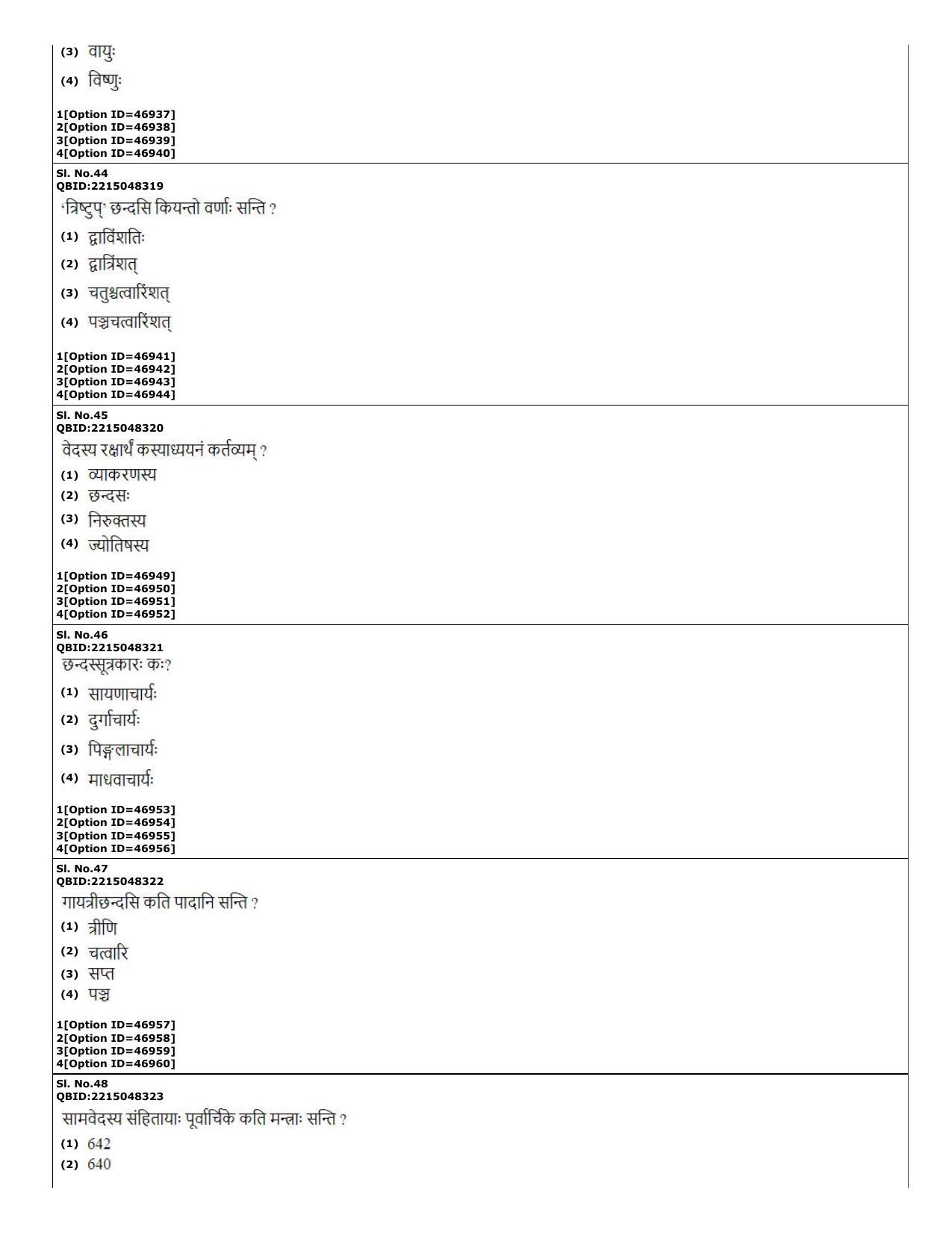 CUET (PG) 2022: PGQP-78 Samveda (11-09-2022) Question Paper - Page 15