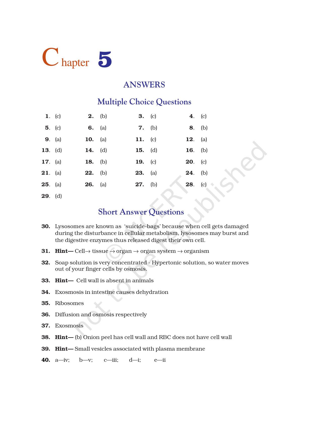 NCERT Exemplar Class 9: Science Asnwers - Page 23