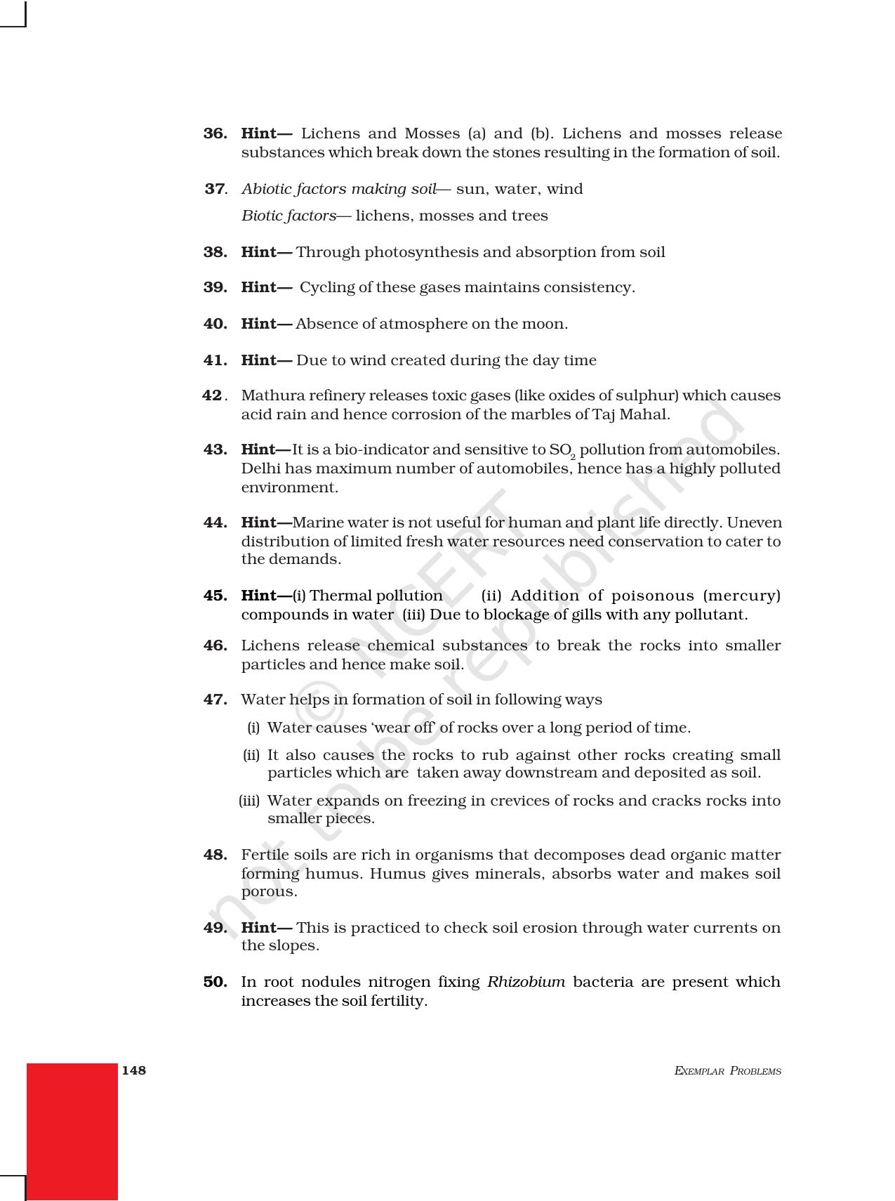 NCERT Exemplar Class 9: Science Asnwers - Page 56