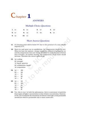 NCERT Exemplar Class 9: Science Asnwers