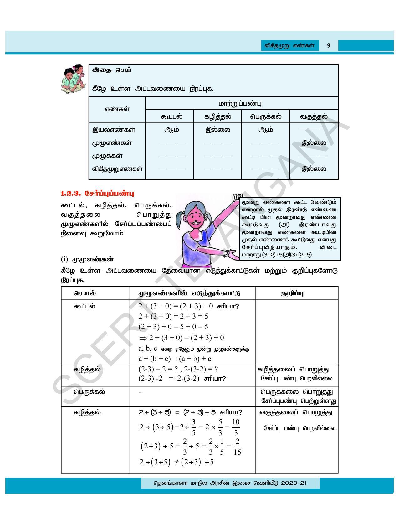 TS SCERT Class 8 Maths (Tamil Medium) Text Book - Page 21