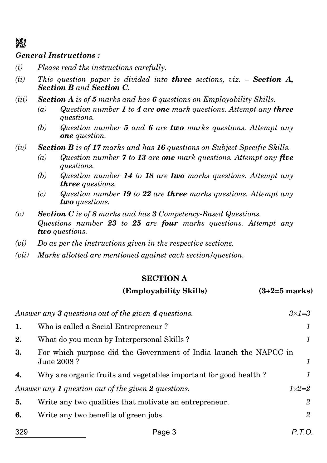 CBSE Class 12 329_Financial Markets Management 2022 Question Paper - Page 3