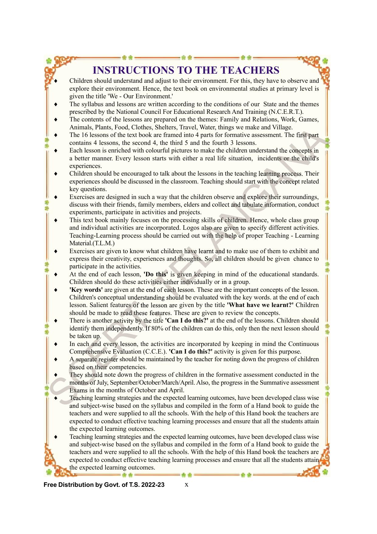 TS SCERT Class 3 Environmental Science Path 1 (Telugu Medium) Text Book - Page 12
