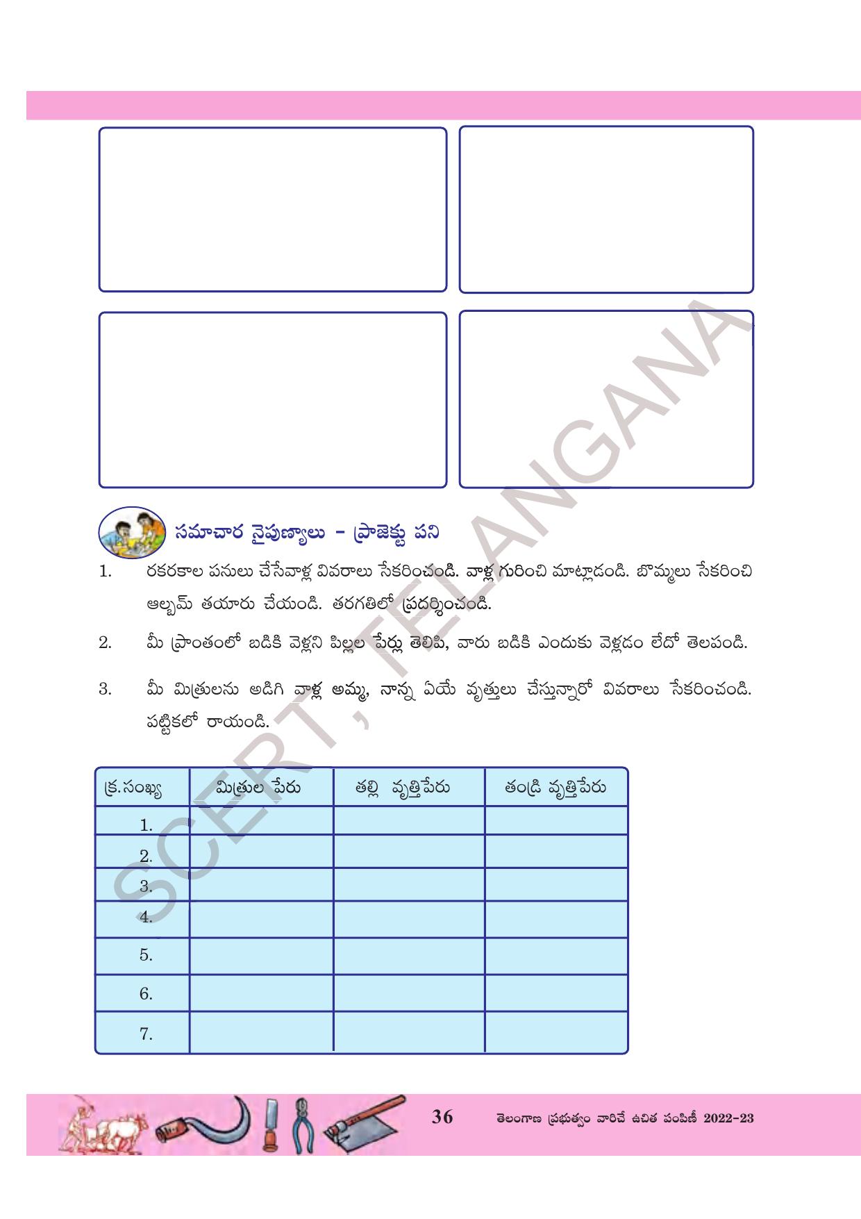 TS SCERT Class 3 Environmental Science Path 1 (Telugu Medium) Text Book - Page 57