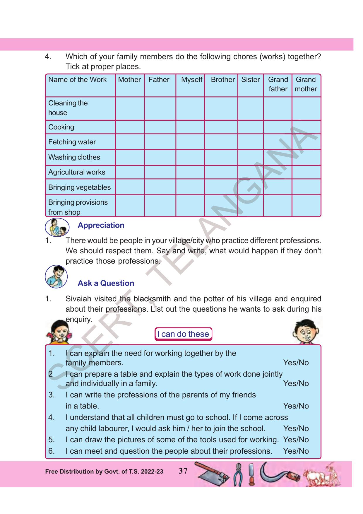TS SCERT Class 3 Environmental Science Path 1 (Telugu Medium) Text Book - Page 58