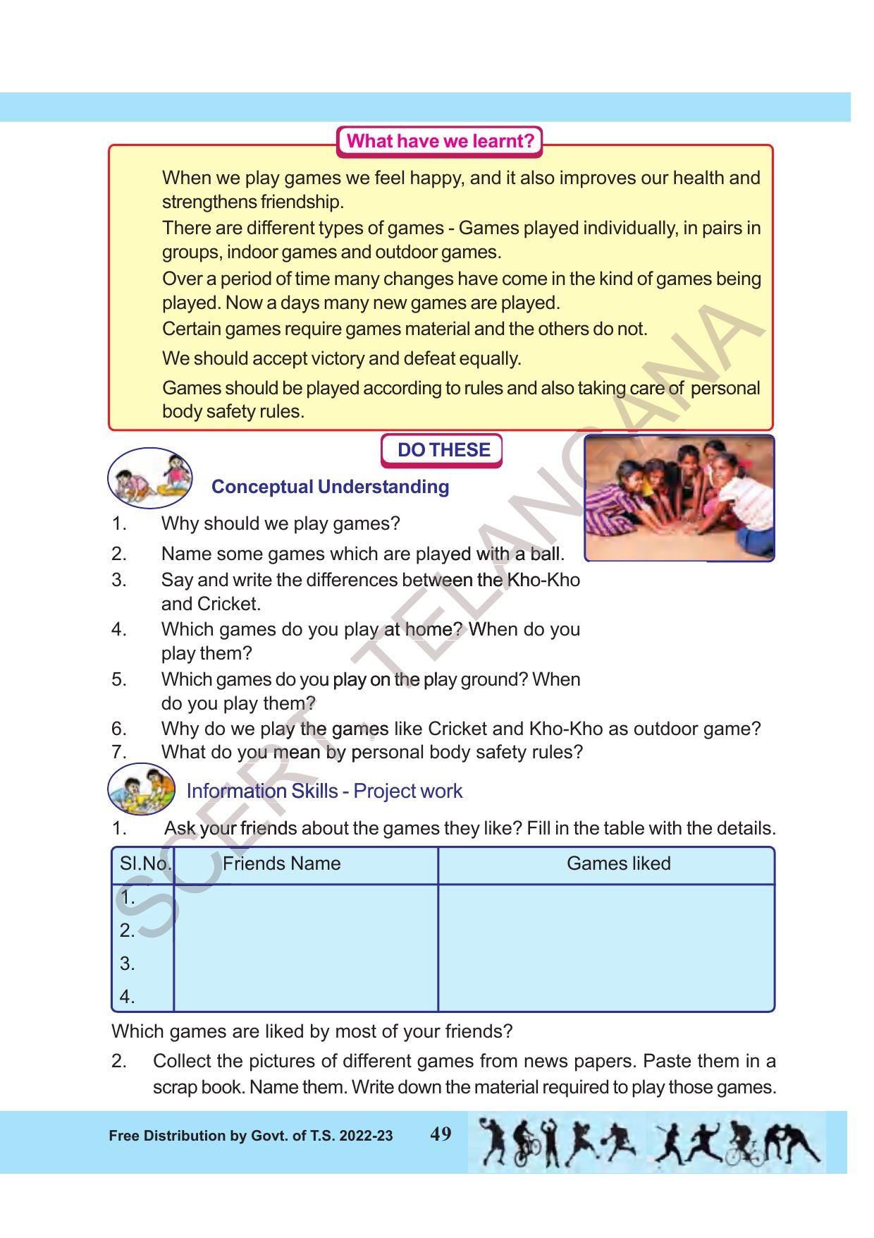 TS SCERT Class 3 Environmental Science Path 1 (Telugu Medium) Text Book - Page 70