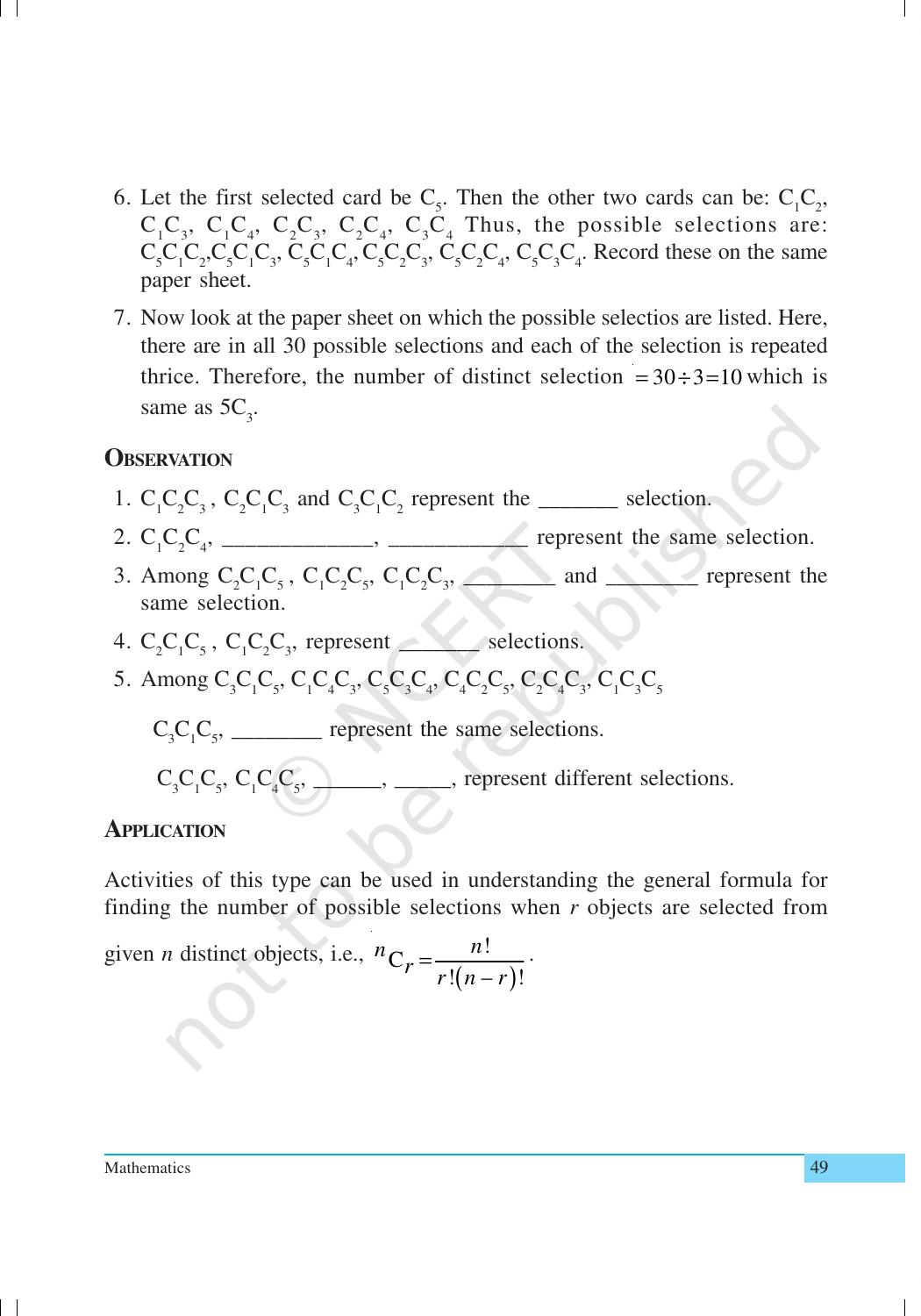 NCERT Laboratory Manuals for Class XI Mathematics - Activities (11 to 20) - Page 9