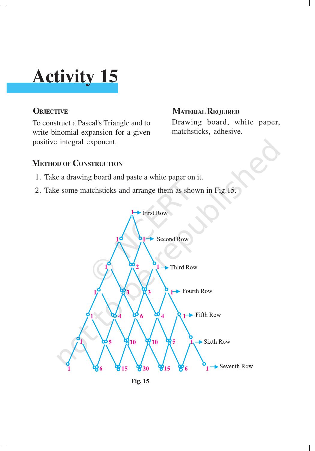 NCERT Laboratory Manuals for Class XI Mathematics - Activities (11 to 20) - Page 10
