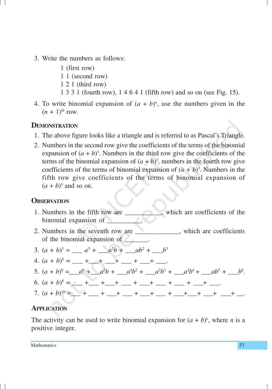 NCERT Laboratory Manuals for Class XI Mathematics - Activities (11 to 20) - Page 11