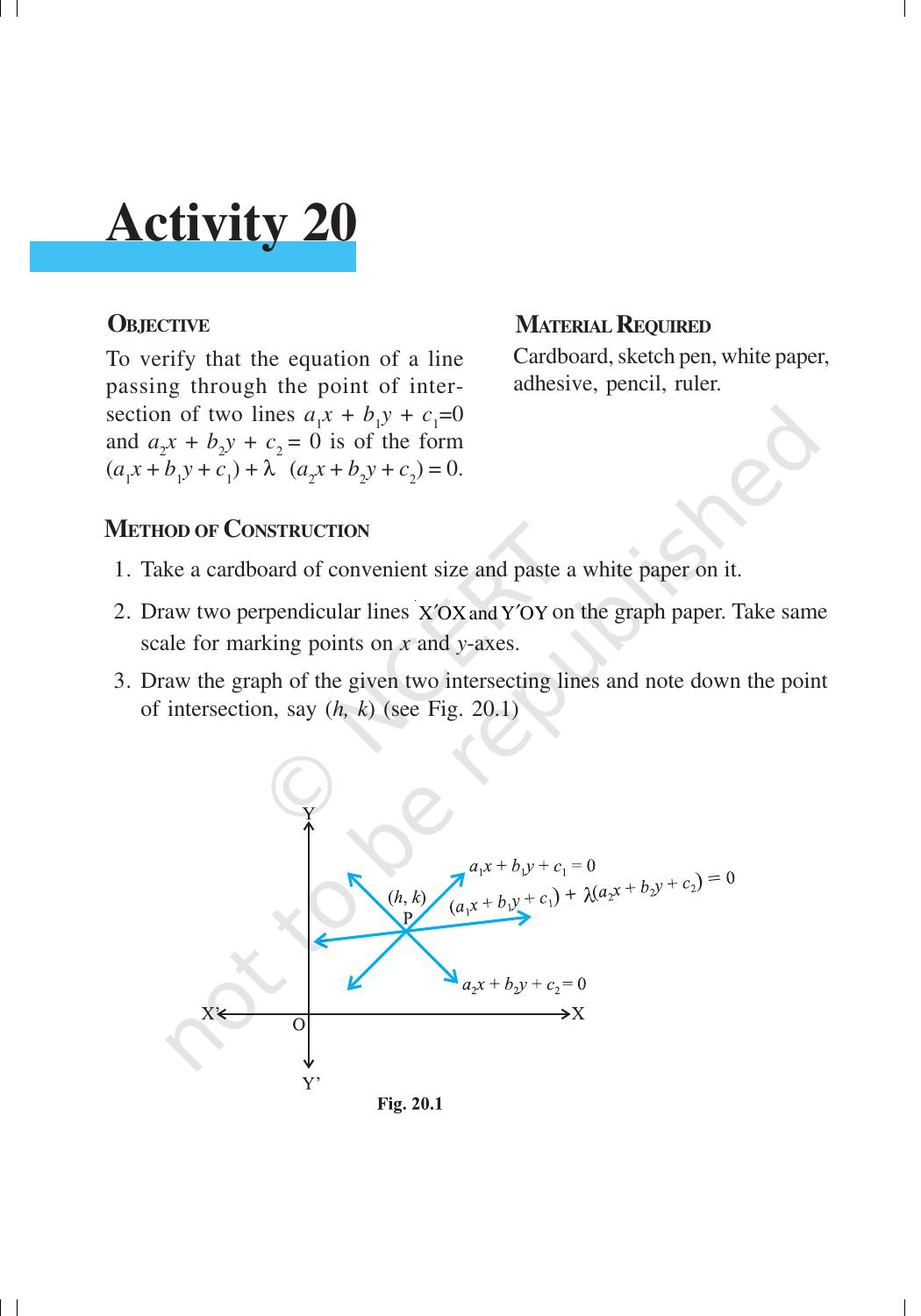 NCERT Laboratory Manuals for Class XI Mathematics - Activities (11 to 20) - Page 23