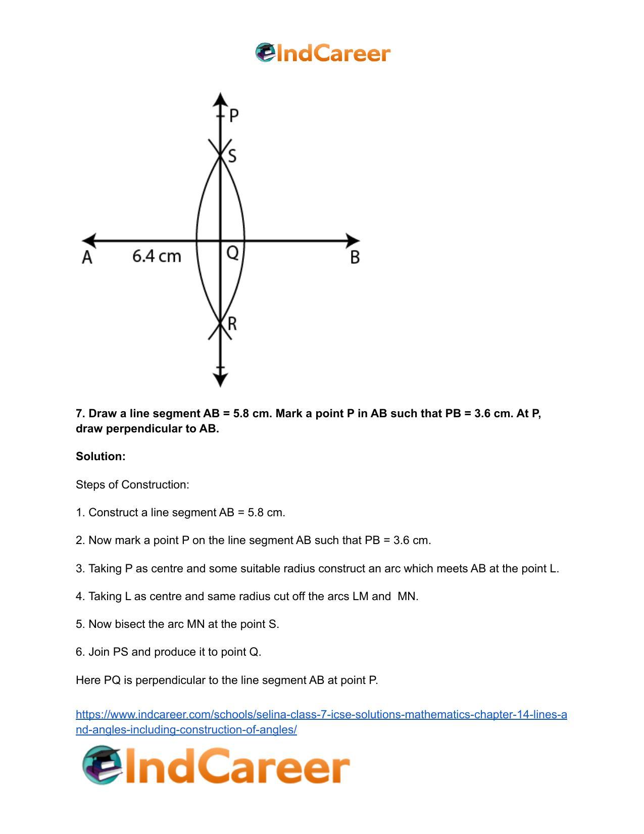 Selina Class 7 ICSE Solutions Mathematics : Chapter 14- Lines and Angles (Including Construction of Angles) - Page 67