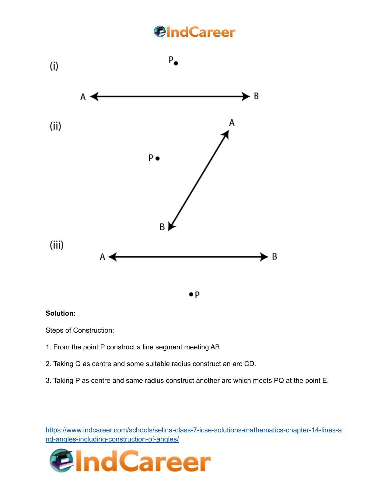 Selina Class 7 ICSE Solutions Mathematics : Chapter 14- Lines and Angles (Including Construction of Angles) - Page 69