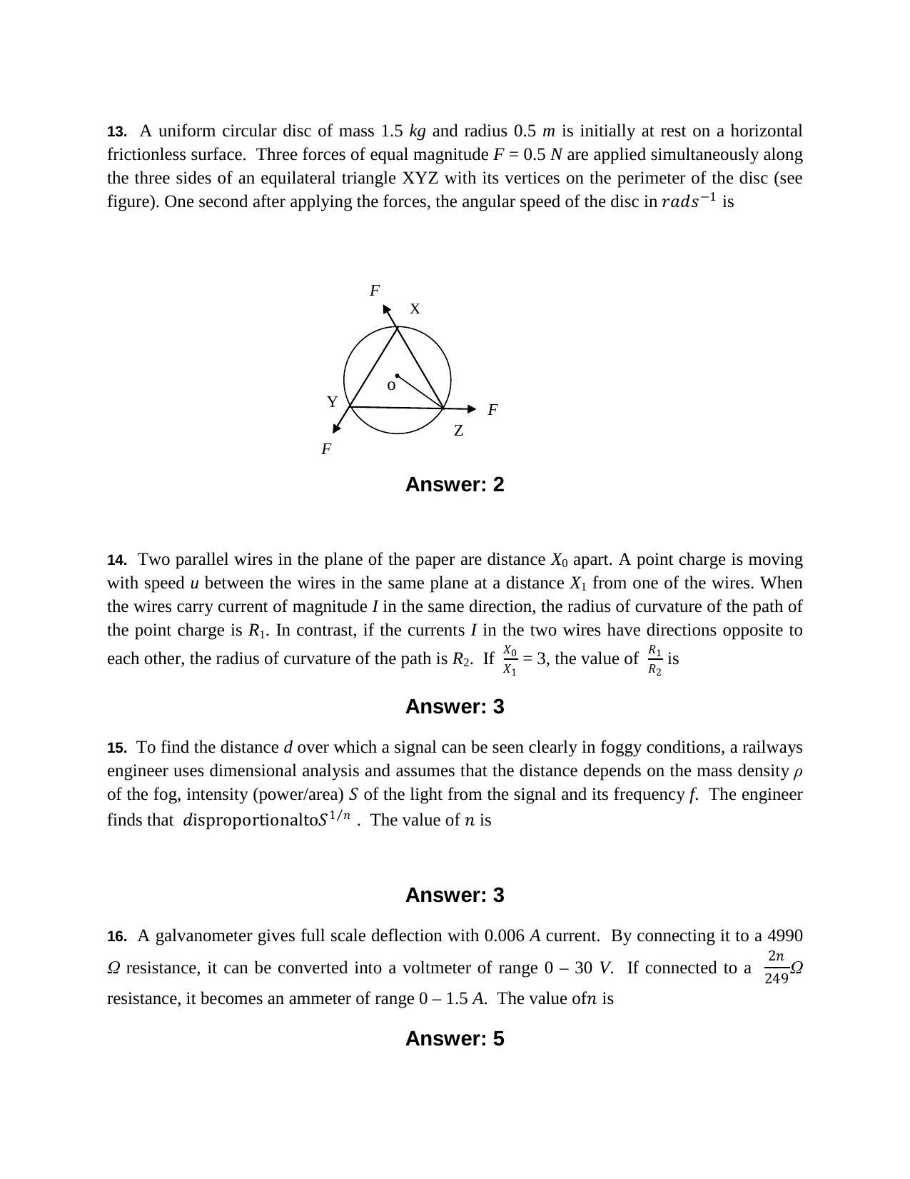 JEE (Advanced) 2014 Paper I Question Paper - Page 8