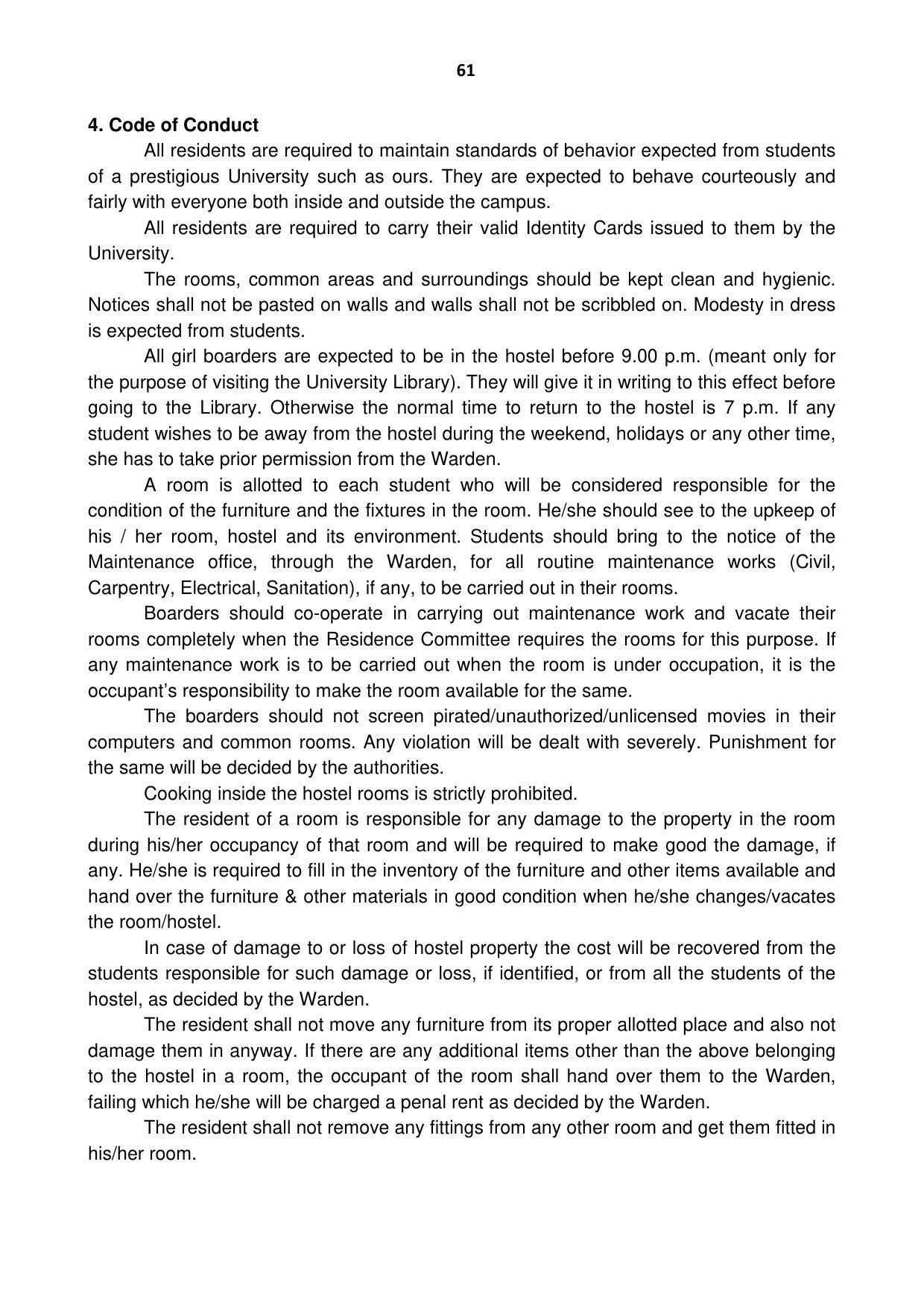 Ravenshaw University, Cuttack ADMISSION PROSPECTUS -2021-22 - Page 64
