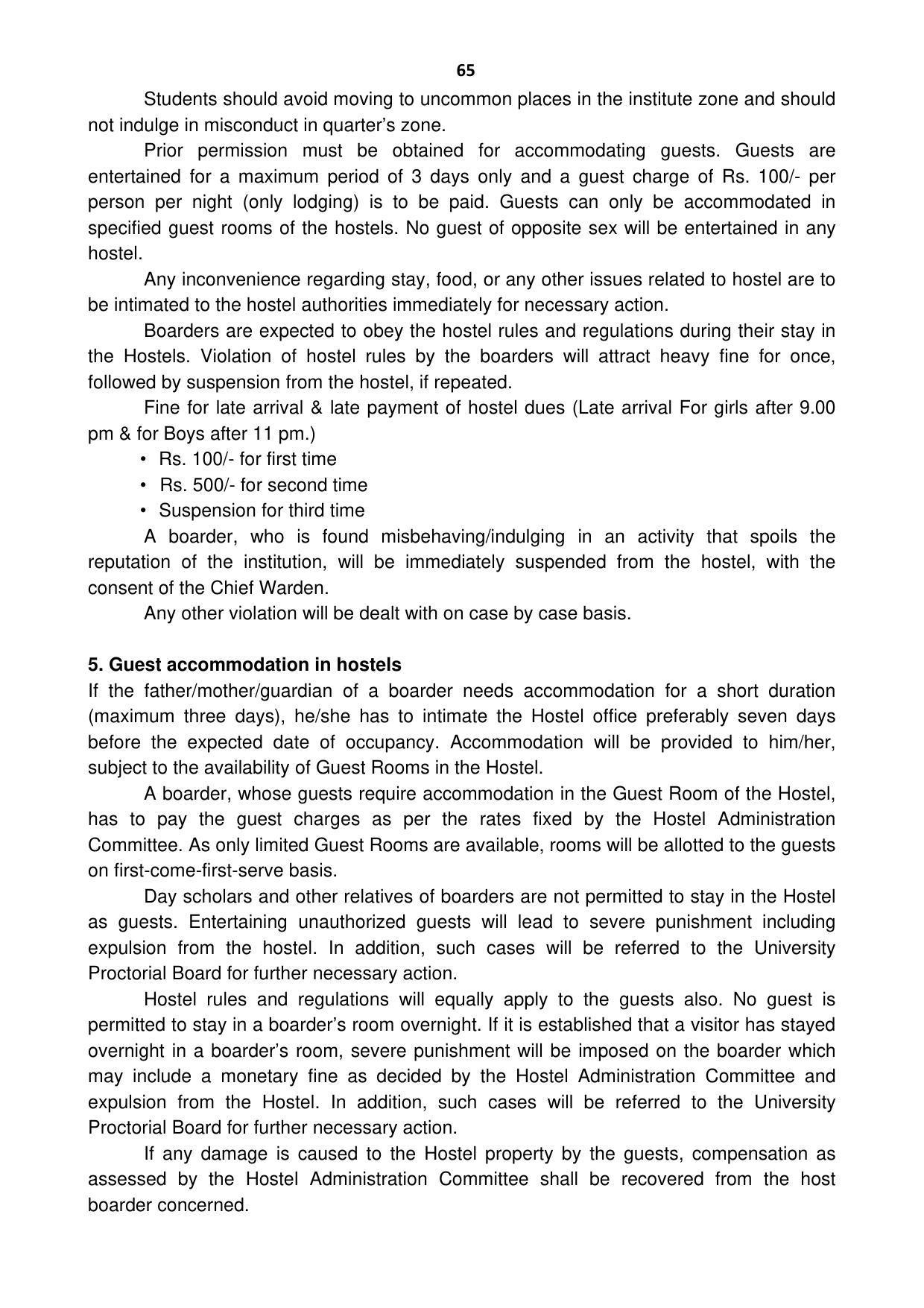Ravenshaw University, Cuttack ADMISSION PROSPECTUS -2021-22 - Page 68