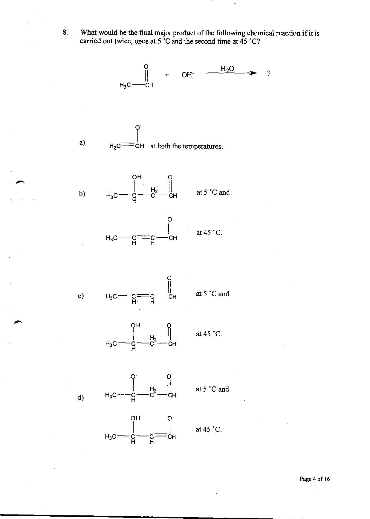 TIFR GS 2010 Chemistry Question Paper - Page 4