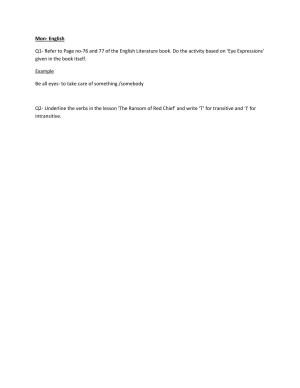 CBSE Worksheets for Class 6 English Eye Expressions Assignment