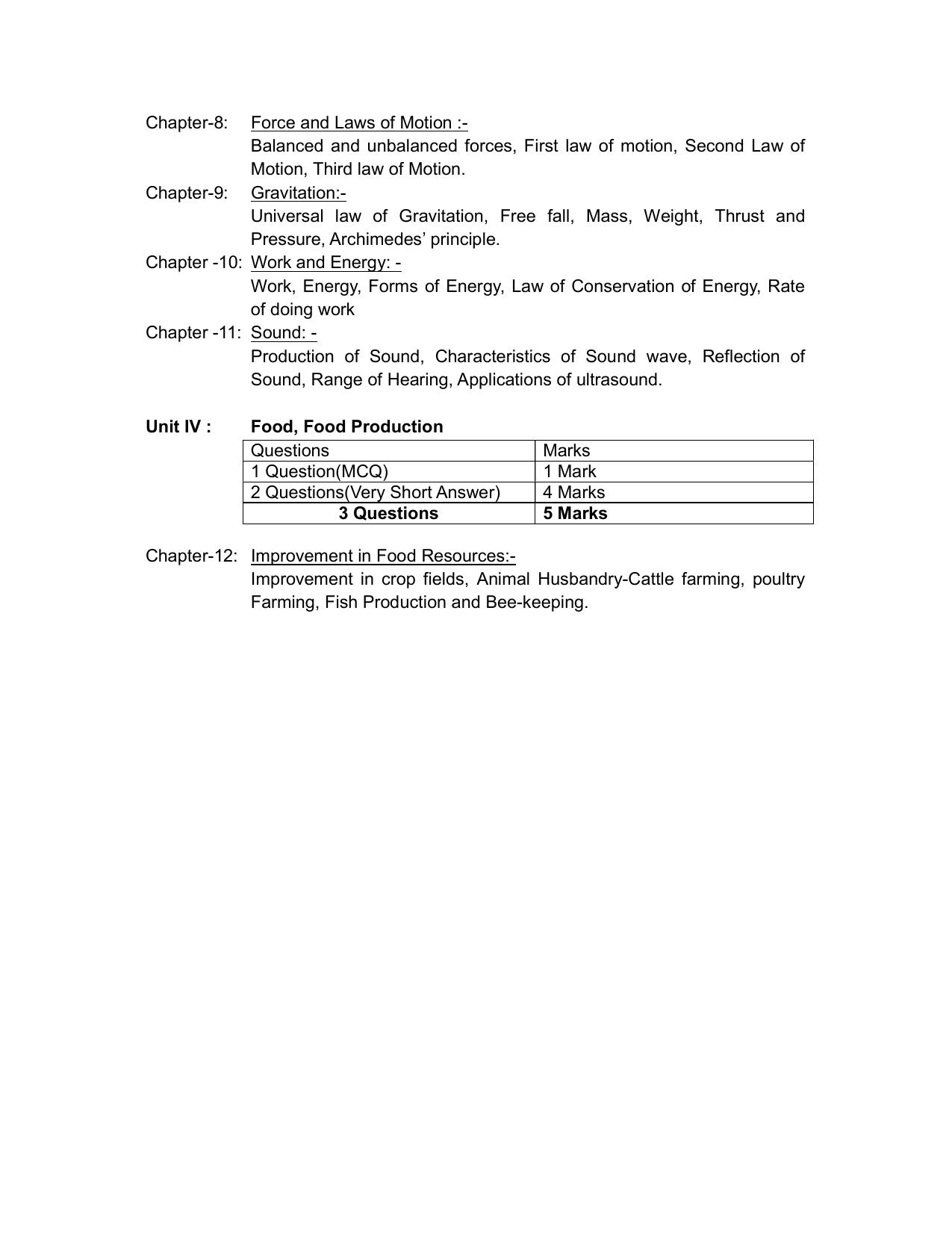 HPBOSE Class 9th Science Sample Question Papers 2025 - Page 9