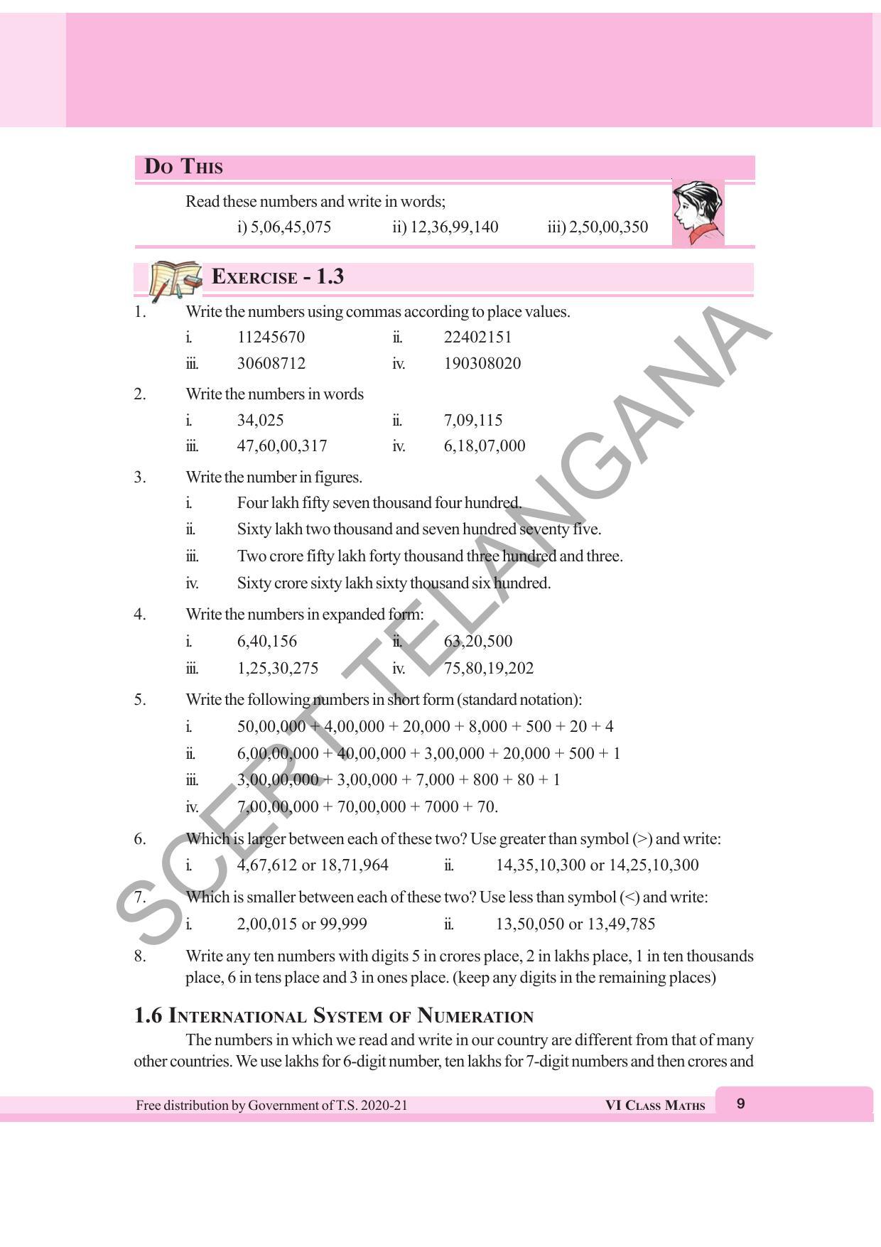 TS SCERT Class 6 Maths (English Medium) Text Book - Page 17