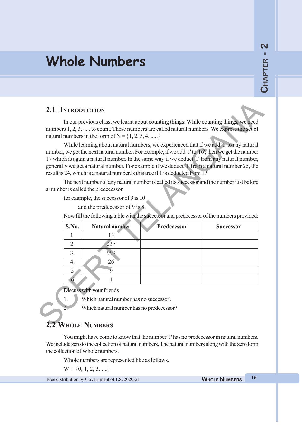 TS SCERT Class 6 Maths (English Medium) Text Book - Page 23