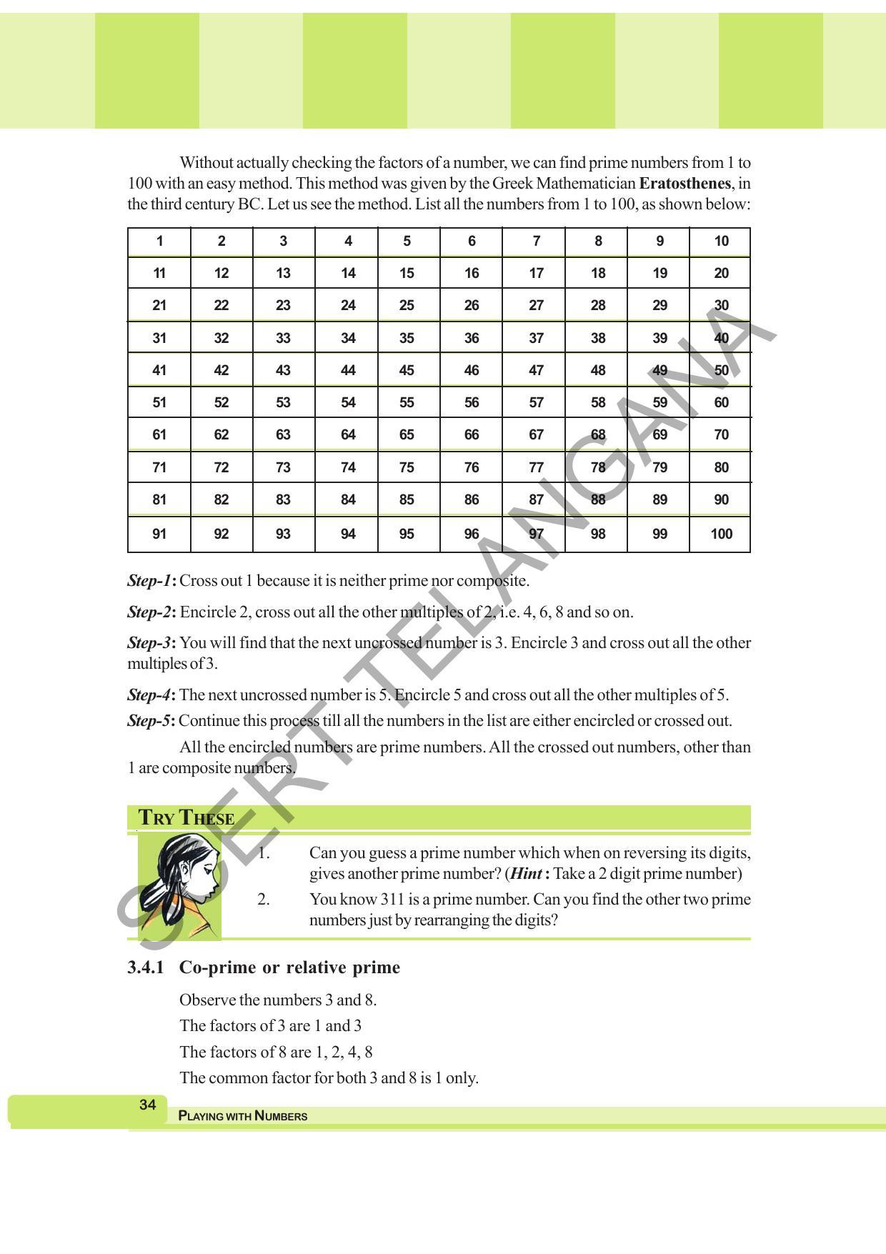 TS SCERT Class 6 Maths (English Medium) Text Book - Page 42