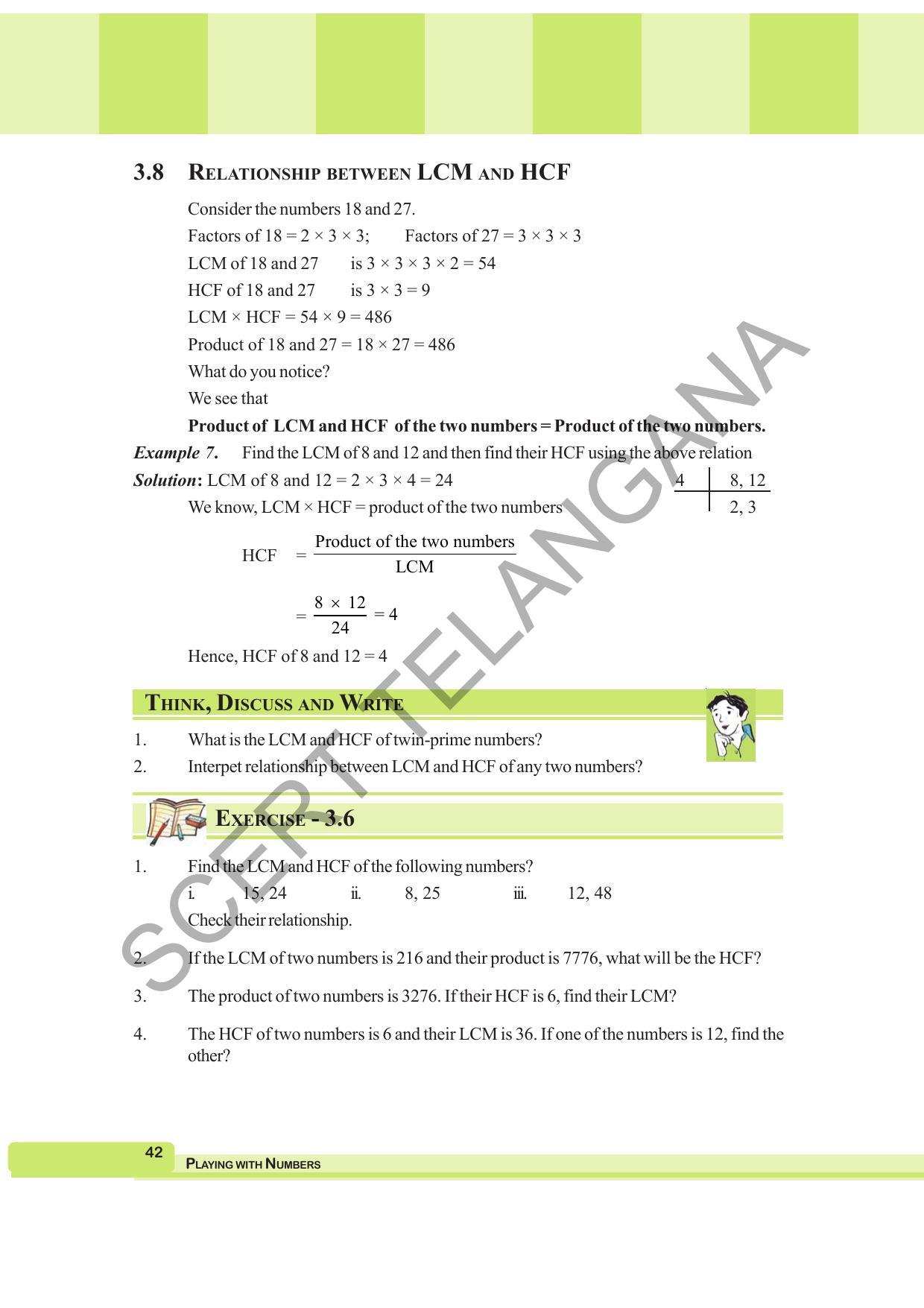 TS SCERT Class 6 Maths (English Medium) Text Book - Page 50