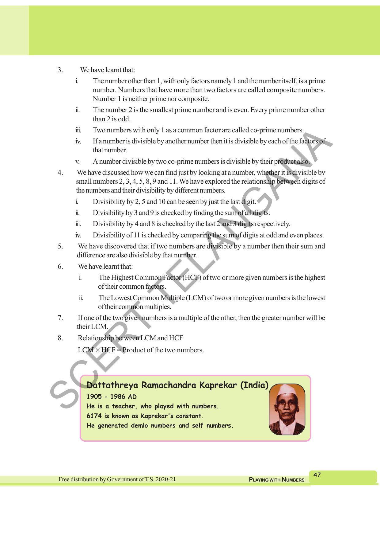 TS SCERT Class 6 Maths (English Medium) Text Book - Page 55