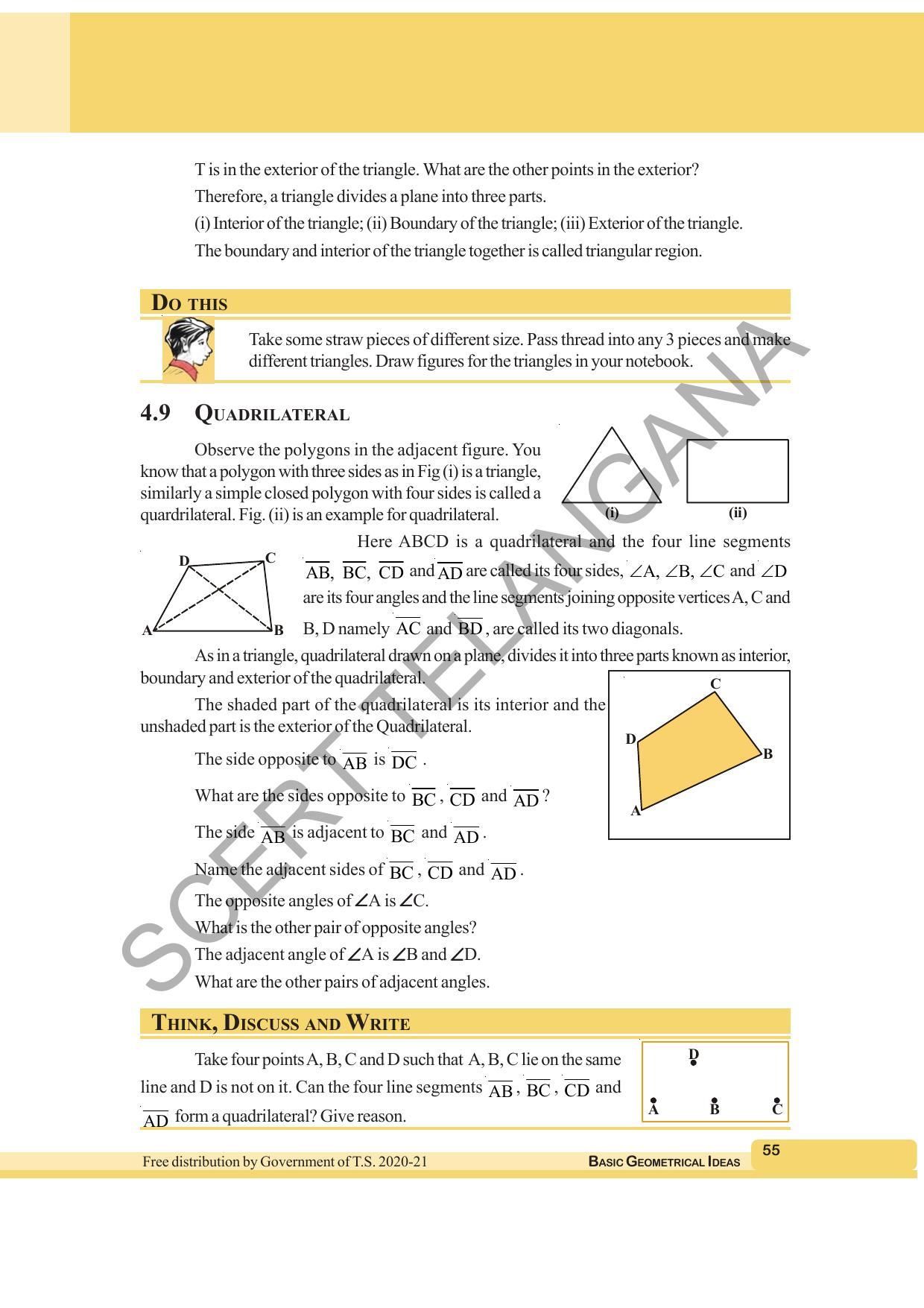 TS SCERT Class 6 Maths (English Medium) Text Book - Page 63