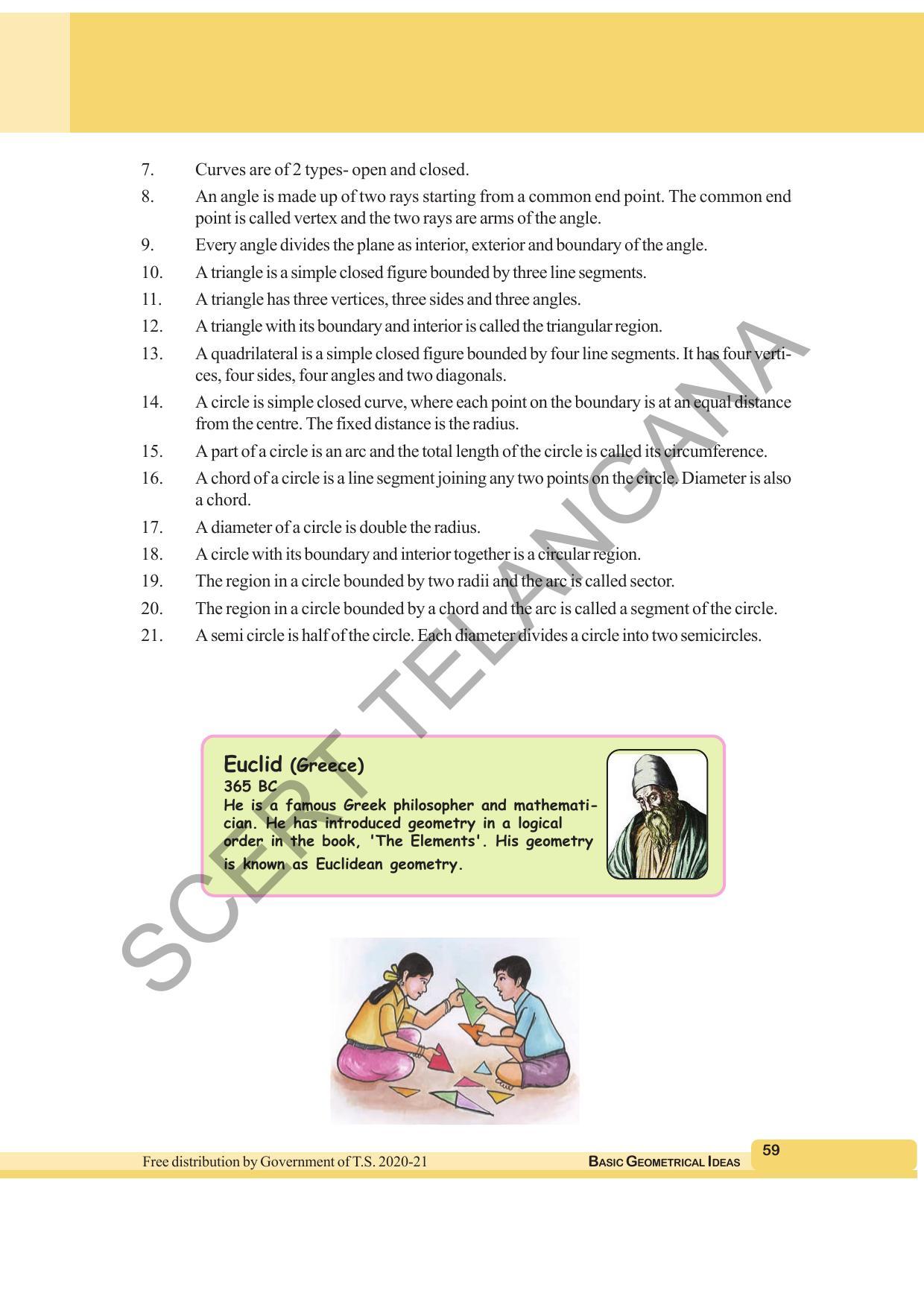 TS SCERT Class 6 Maths (English Medium) Text Book - Page 67