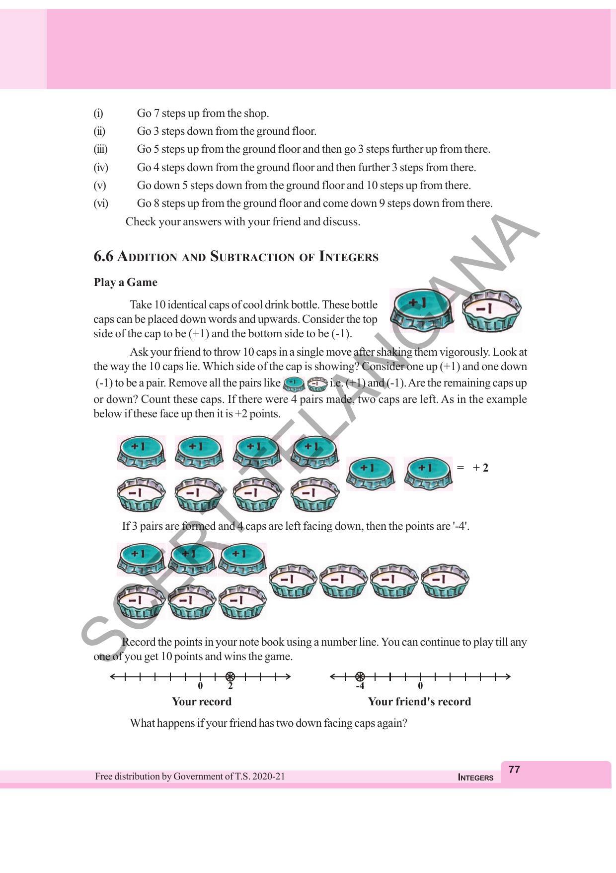 TS SCERT Class 6 Maths (English Medium) Text Book - Page 85