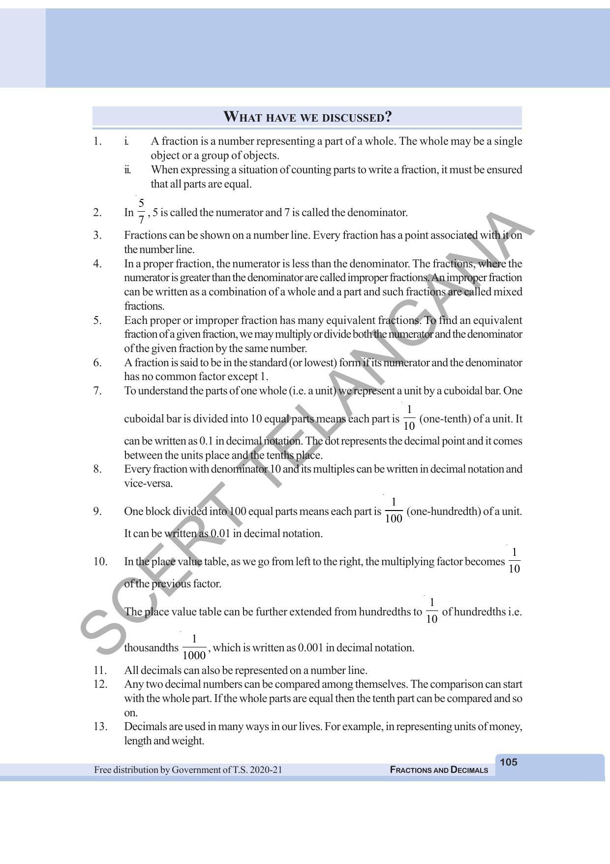 TS SCERT Class 6 Maths (English Medium) Text Book - Page 113