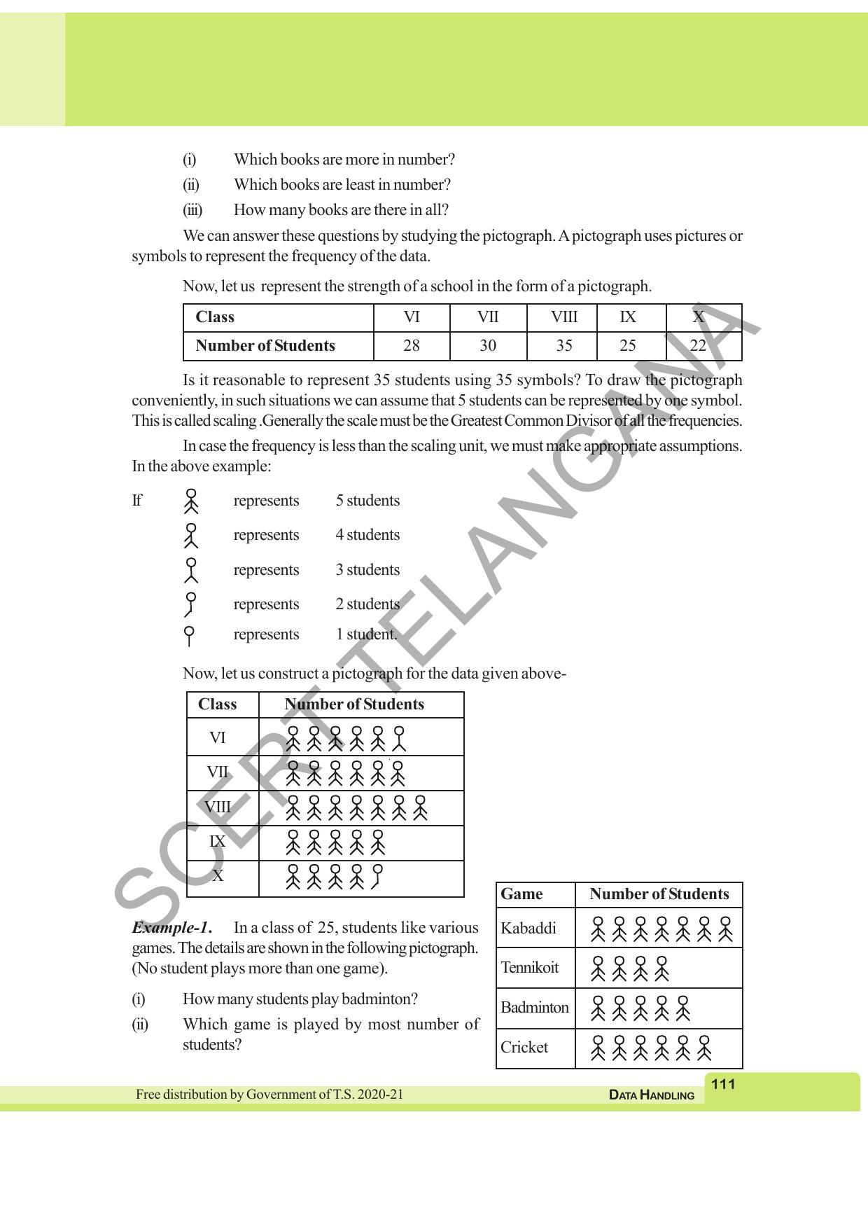 TS SCERT Class 6 Maths (English Medium) Text Book - Page 119