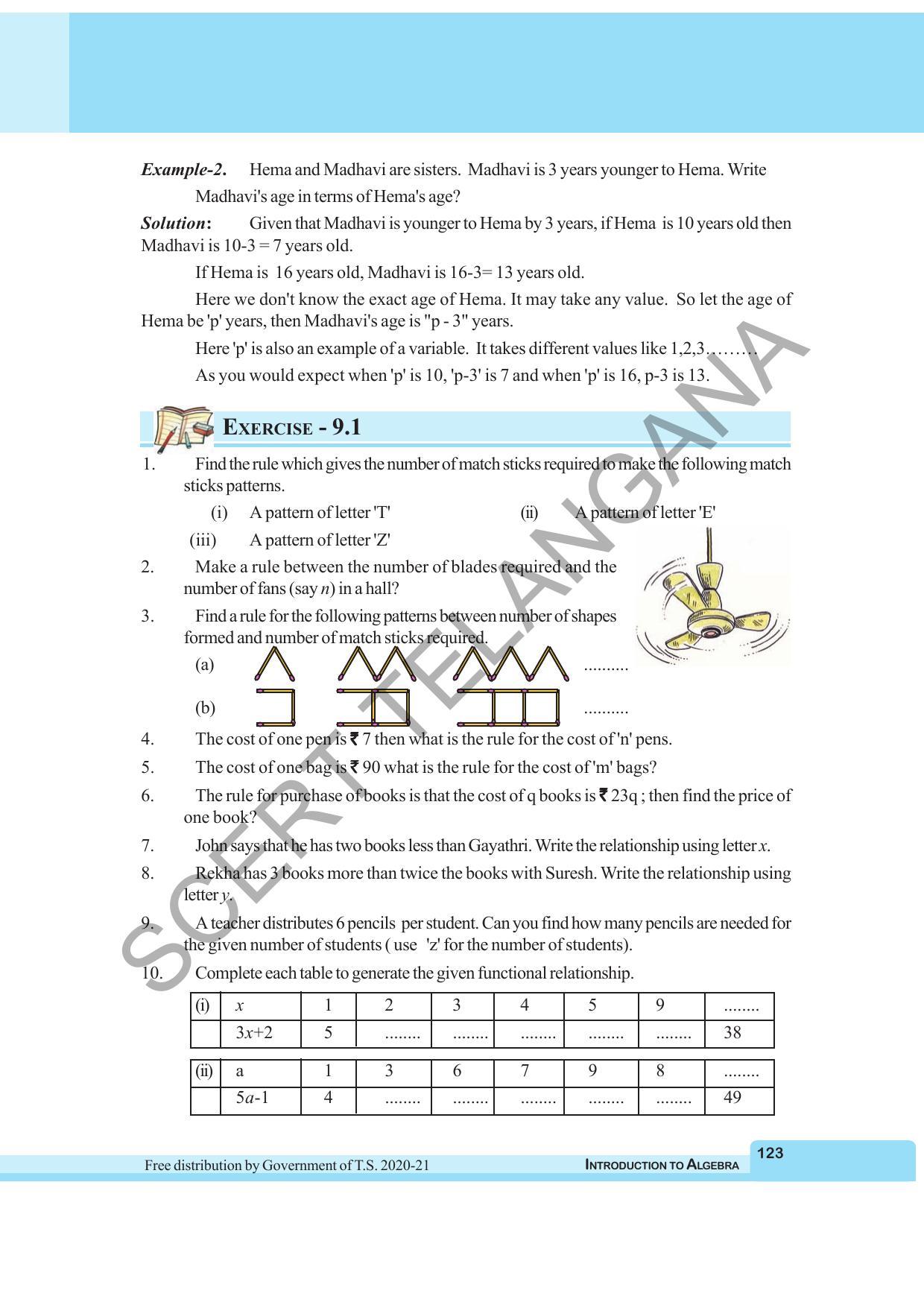 TS SCERT Class 6 Maths (English Medium) Text Book - Page 131