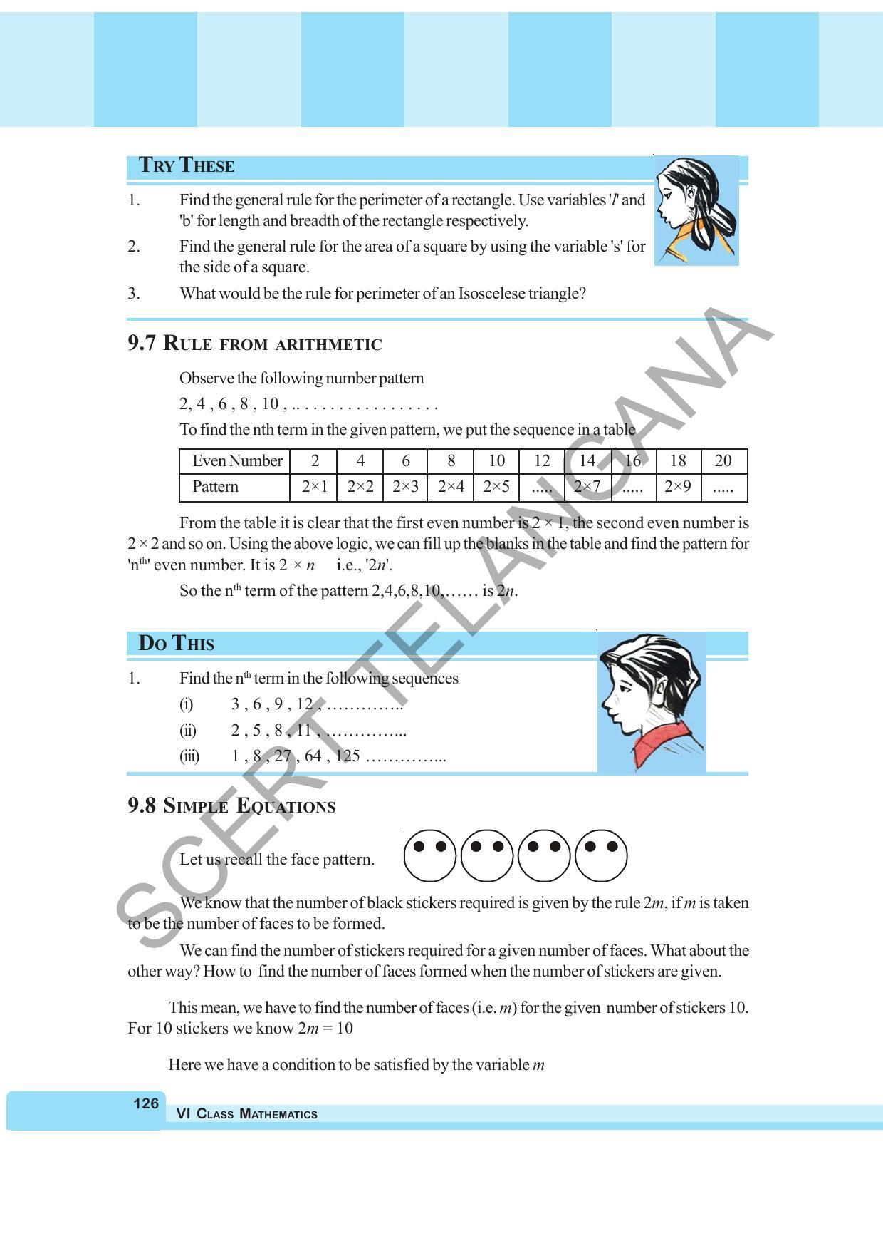TS SCERT Class 6 Maths (English Medium) Text Book - Page 134