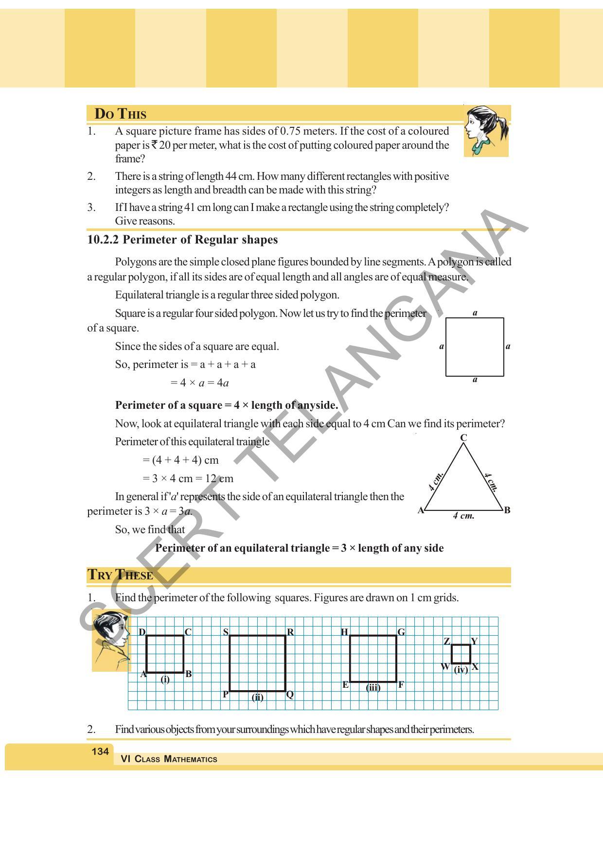 TS SCERT Class 6 Maths (English Medium) Text Book - Page 142