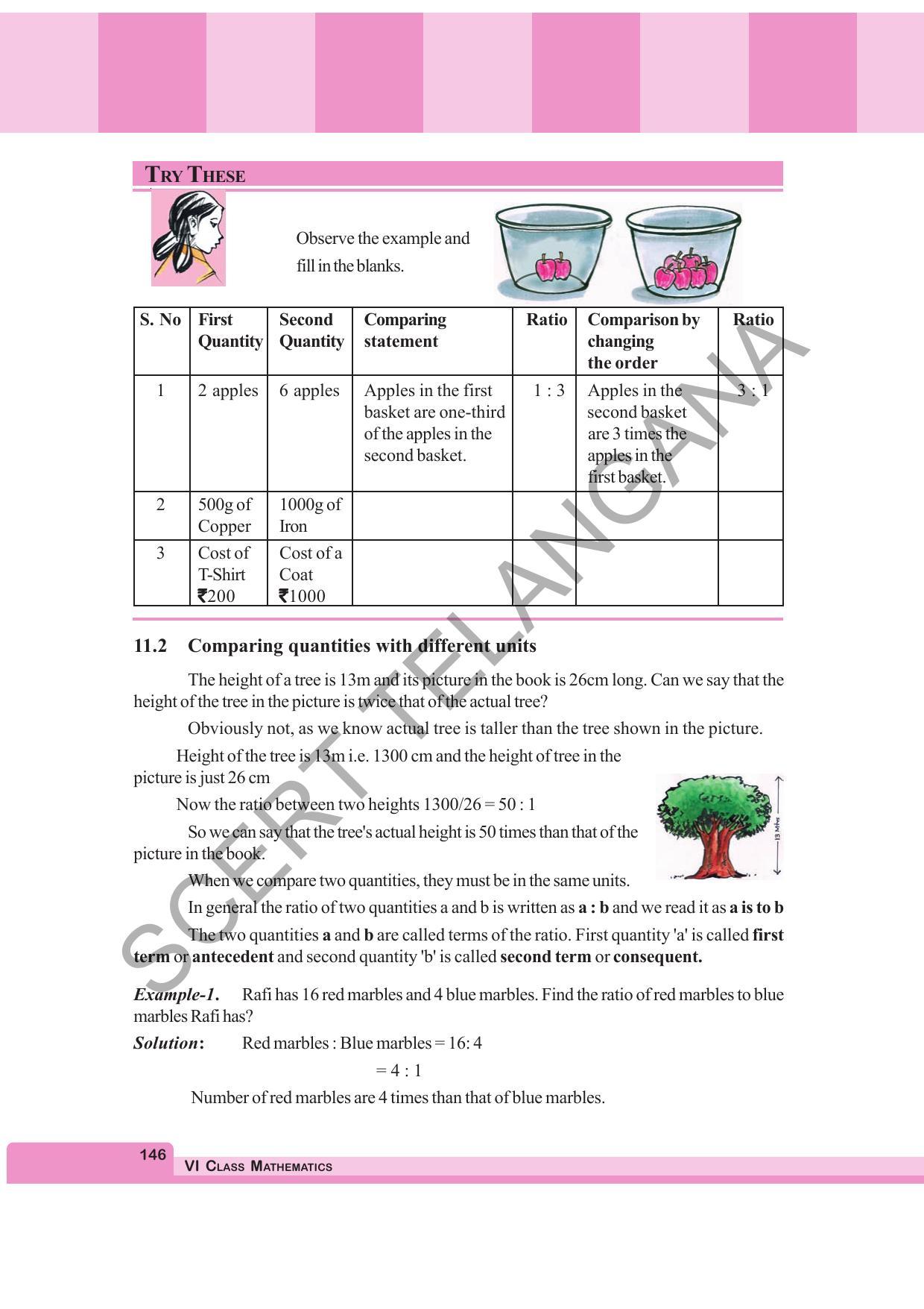 TS SCERT Class 6 Maths (English Medium) Text Book - Page 154