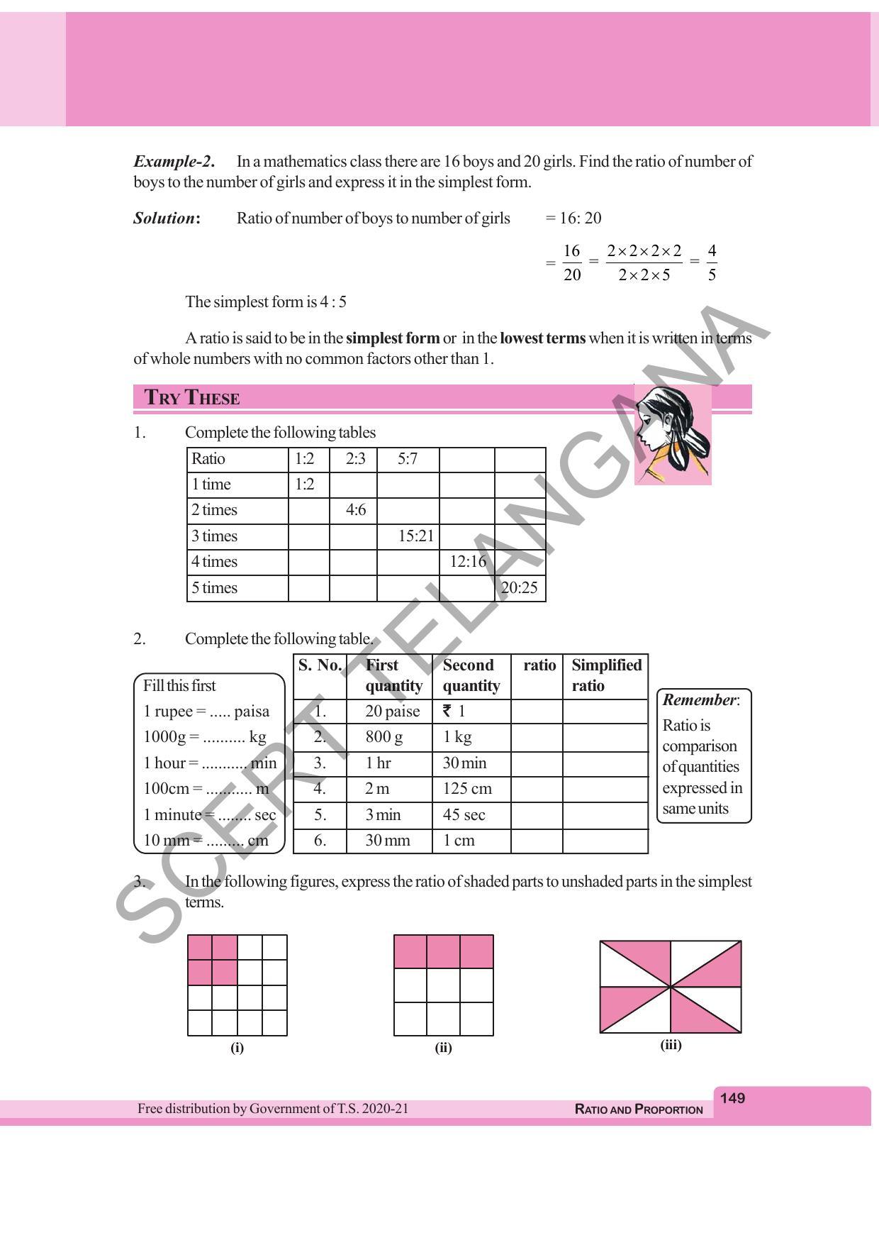 TS SCERT Class 6 Maths (English Medium) Text Book - Page 157