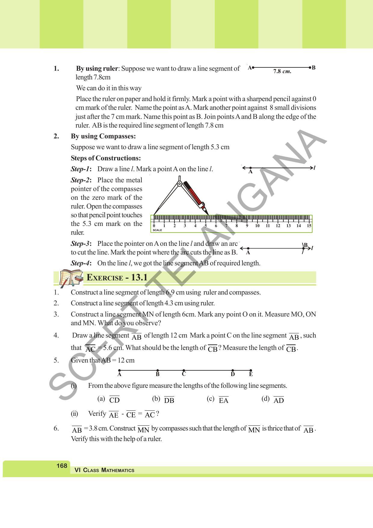 TS SCERT Class 6 Maths (English Medium) Text Book - Page 176
