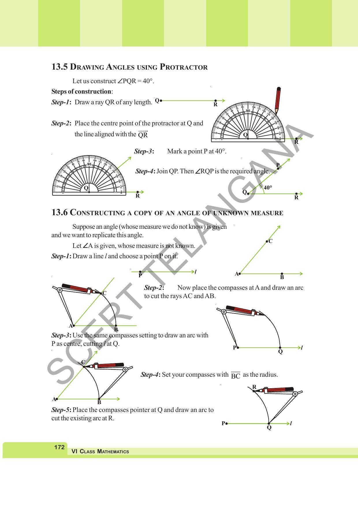 TS SCERT Class 6 Maths (English Medium) Text Book - Page 180