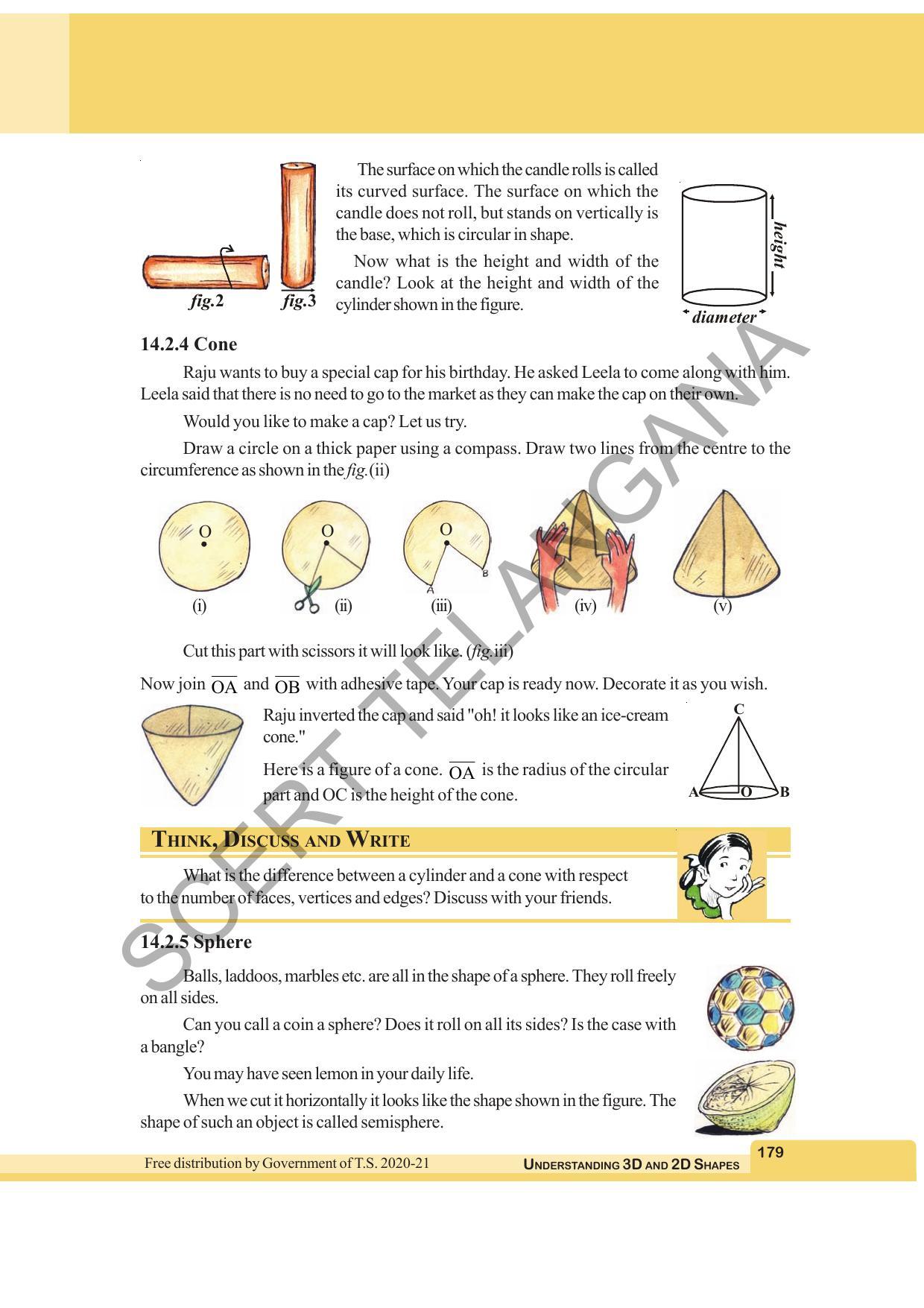 TS SCERT Class 6 Maths (English Medium) Text Book - Page 187