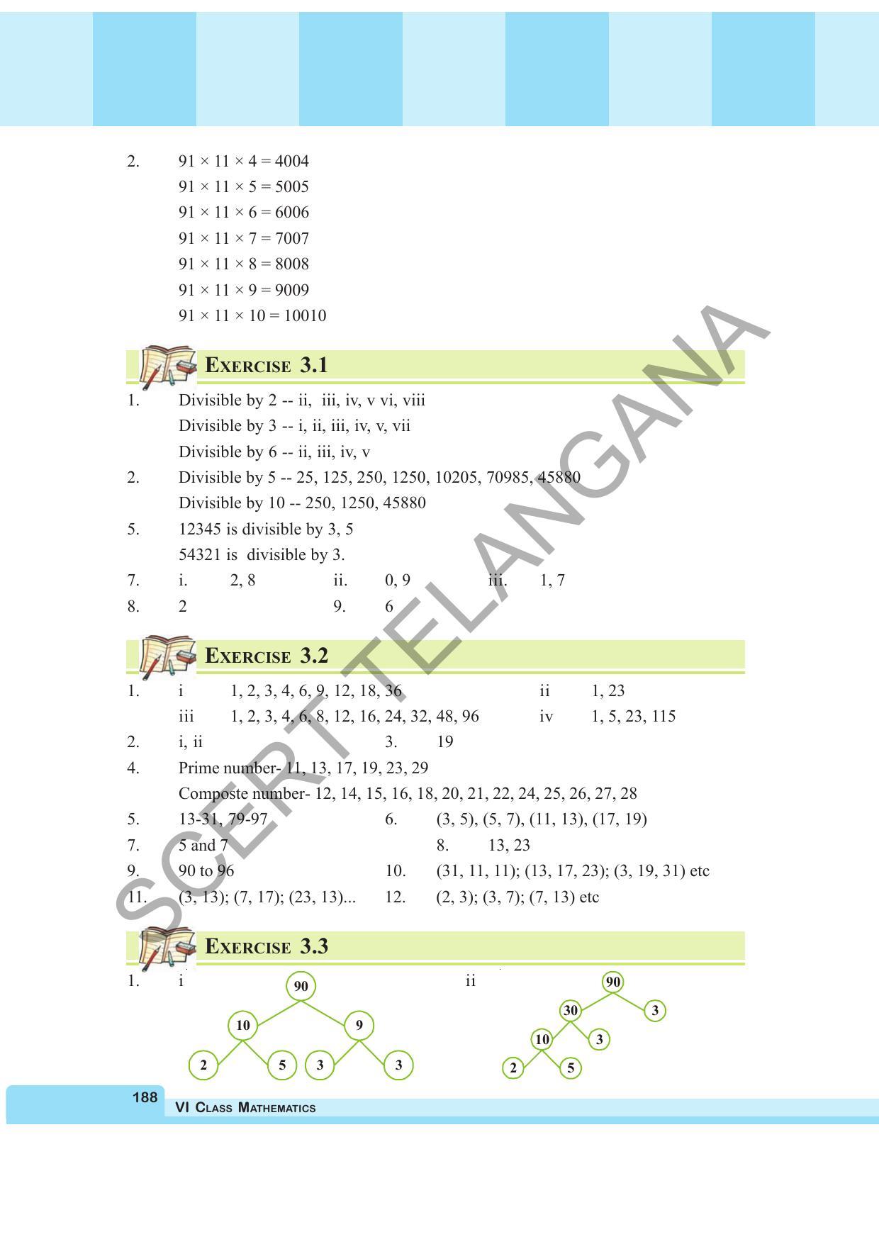 TS SCERT Class 6 Maths (English Medium) Text Book - Page 196