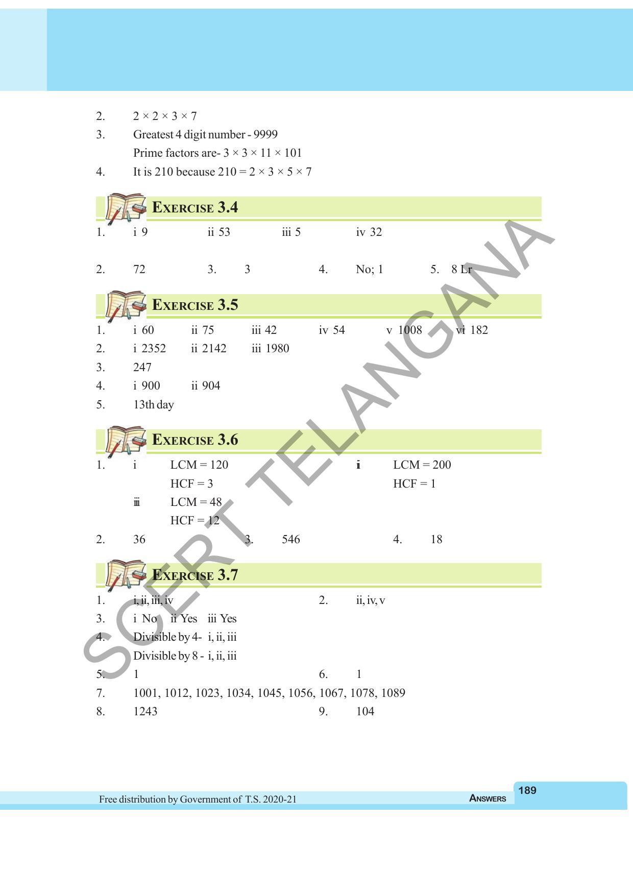 TS SCERT Class 6 Maths (English Medium) Text Book - Page 197