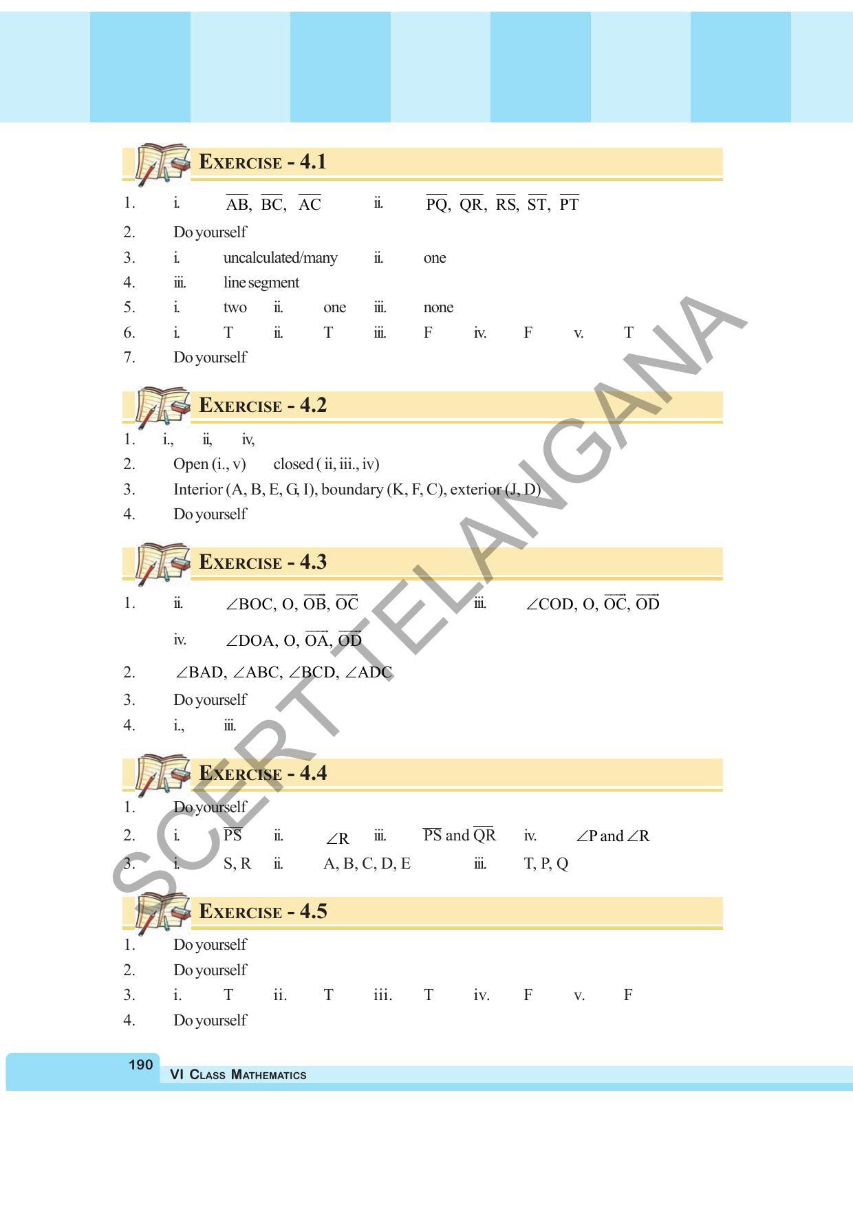 TS SCERT Class 6 Maths (English Medium) Text Book - Page 198