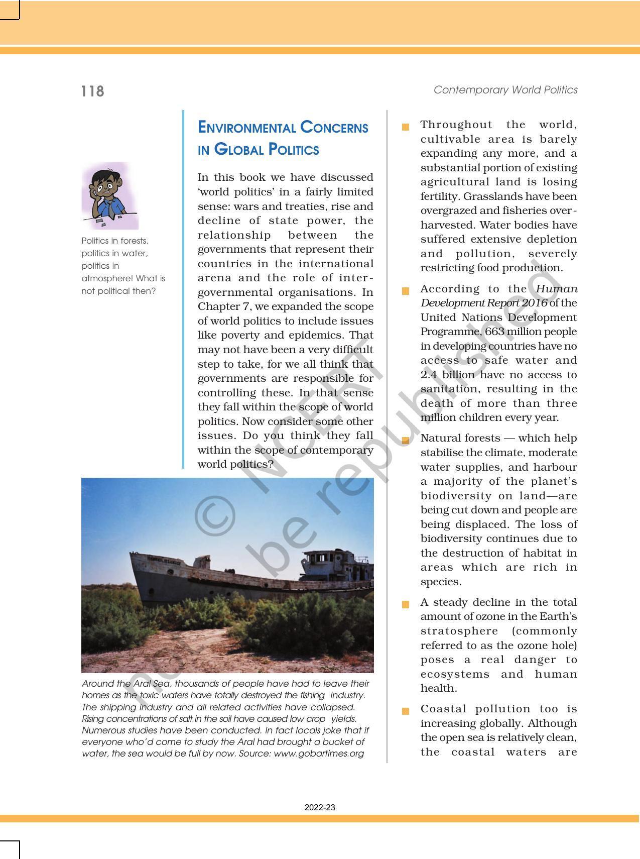 NCERT Book for Class 12 Political Science Chapter 8 Environment and Natural Resources - Page 2