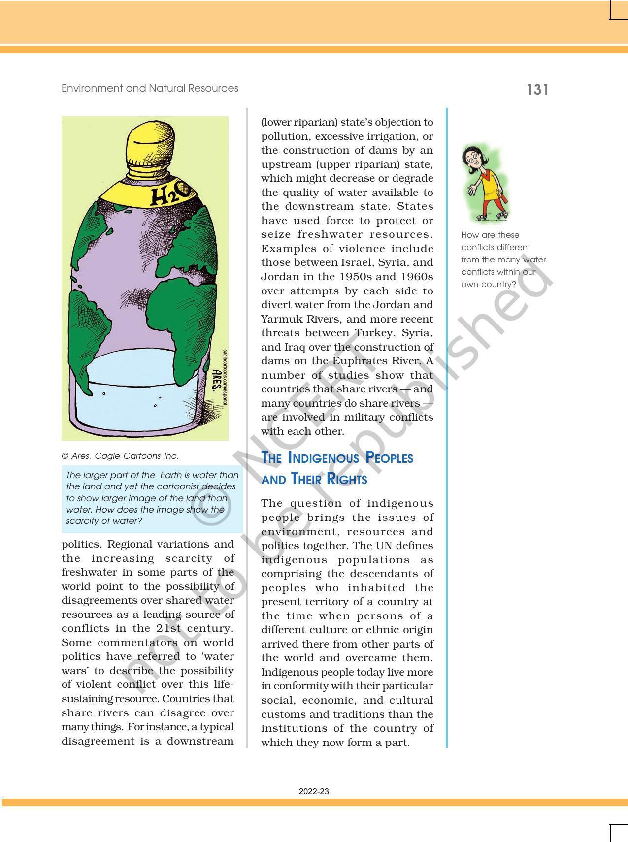 NCERT Book for Class 12 Political Science Chapter 8 Environment and Natural Resources - Page 15